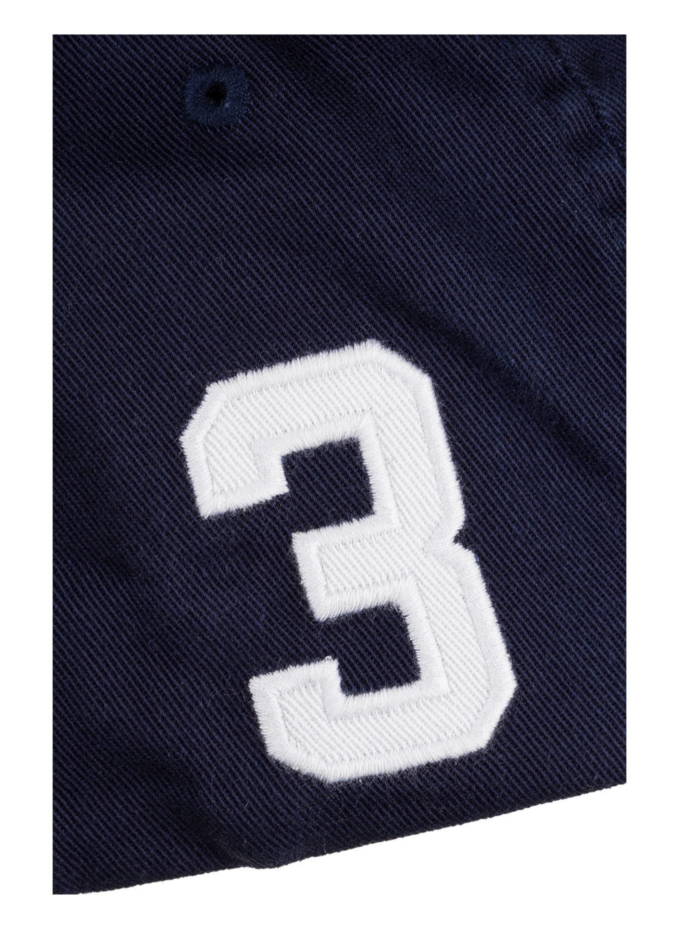 POLO RALPH LAUREN Cap: DUNKELBLAU / WEISS