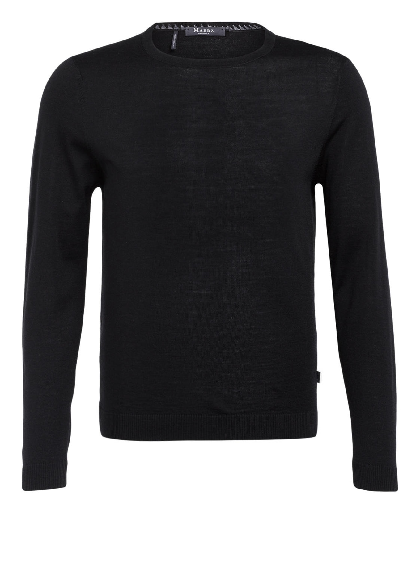 MAERZ MUENCHEN Pullover aus Merinowolle, Farbe: SCHWARZ (Bild 1)