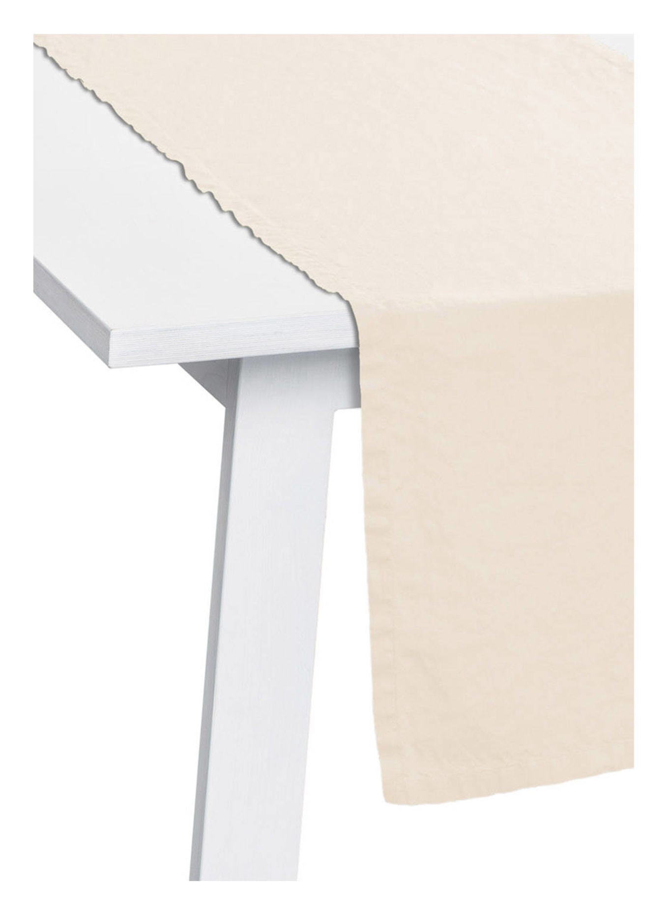 pichler Table runner LISKA made of linen , Color: WHITE (Image 4)
