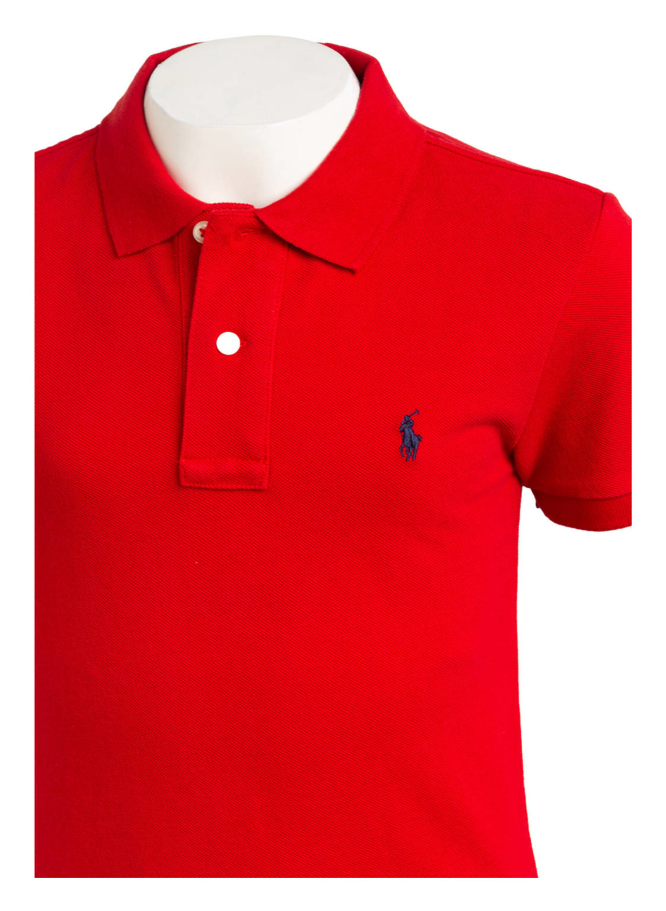 POLO RALPH LAUREN Pique-Poloshirt Slim Fit , Farbe: ROT (Bild 3)
