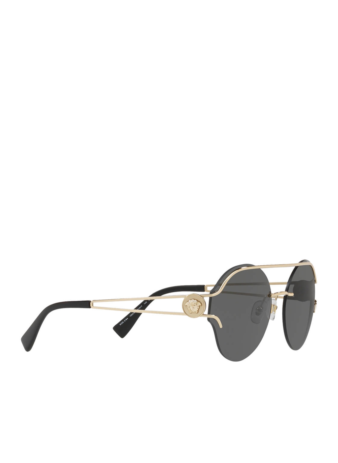 VERSACE Sunglasses VE2184, Color: 125287 - GOLD/DARK GRAY (Image 3)