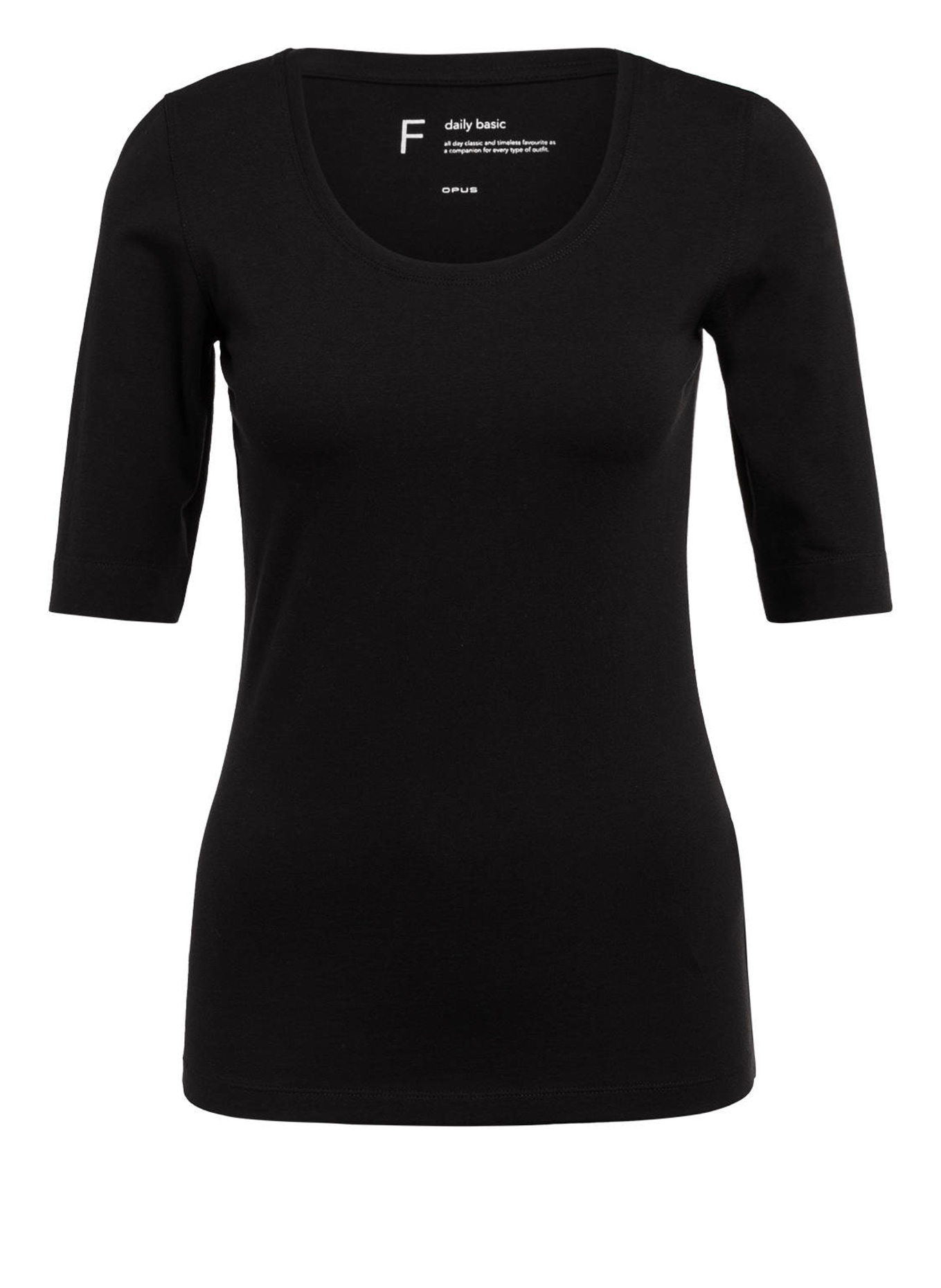 OPUS T-Shirt DAILY F: SCHWARZ