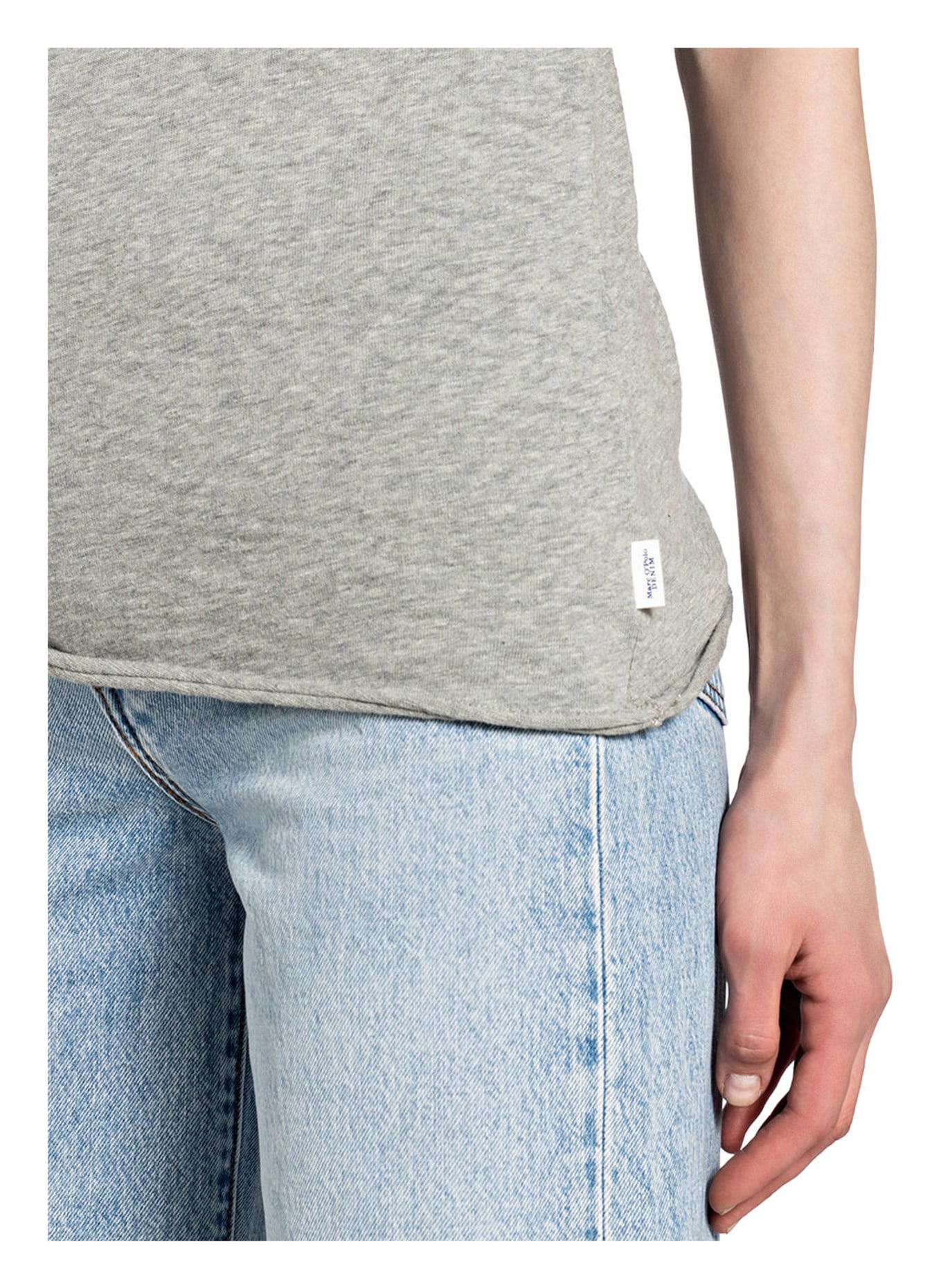 Marc O'Polo DENIM T-Shirt , Farbe: GRAU MELIERT (Bild 4)