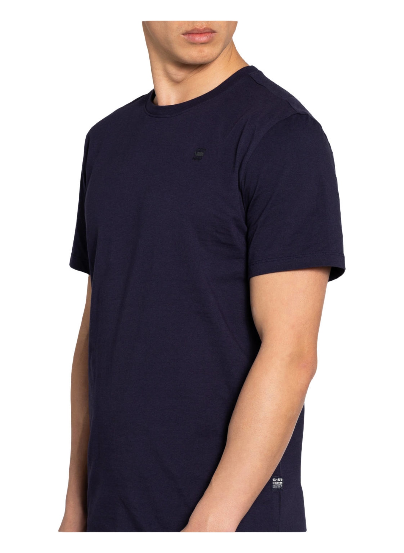 G-Star RAW T-shirt BASE-S, Color: DARK BLUE (Image 4)