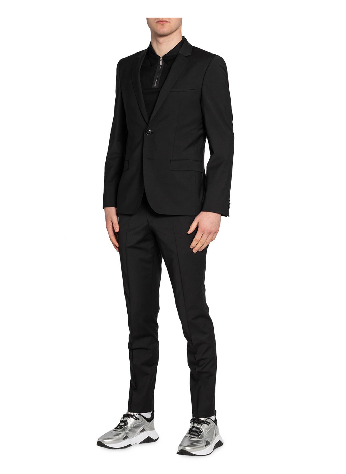 HUGO Anzughose HESTEN Extra Slim Fit, Farbe: 001 BLACK (Bild 2)