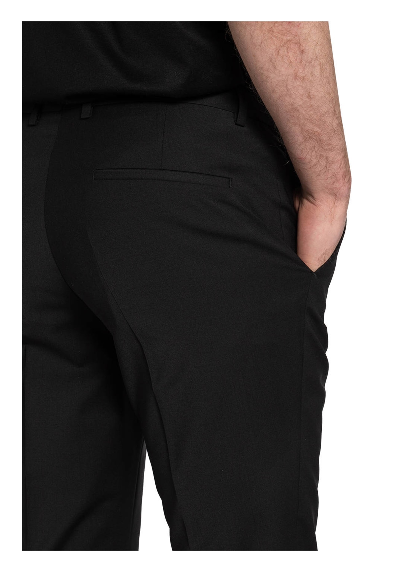 HUGO Anzughose HESTEN Extra Slim Fit, Farbe: 001 BLACK (Bild 5)