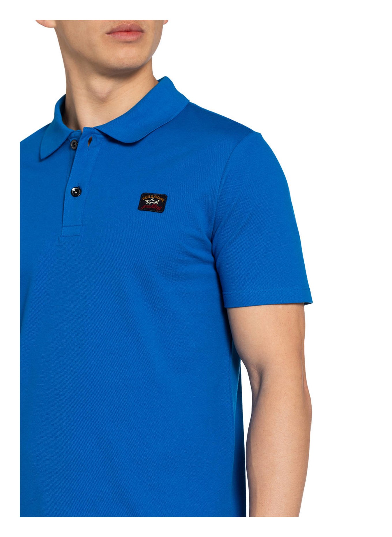PAUL & SHARK Piqué-Poloshirt, Farbe: BLAU (Bild 4)
