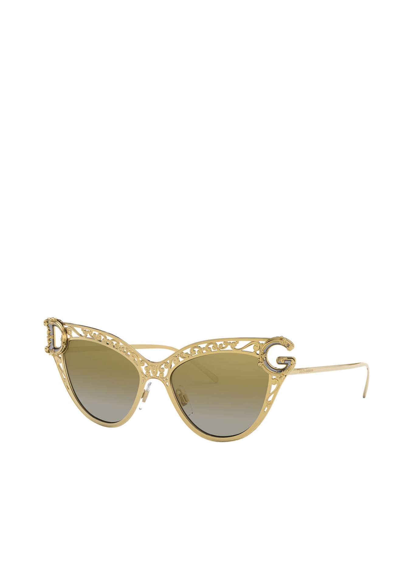 DOLCE & GABBANA Sunglasses DG 2239, Color: 02/6E - GOLD/ OLIVE (Image 1)