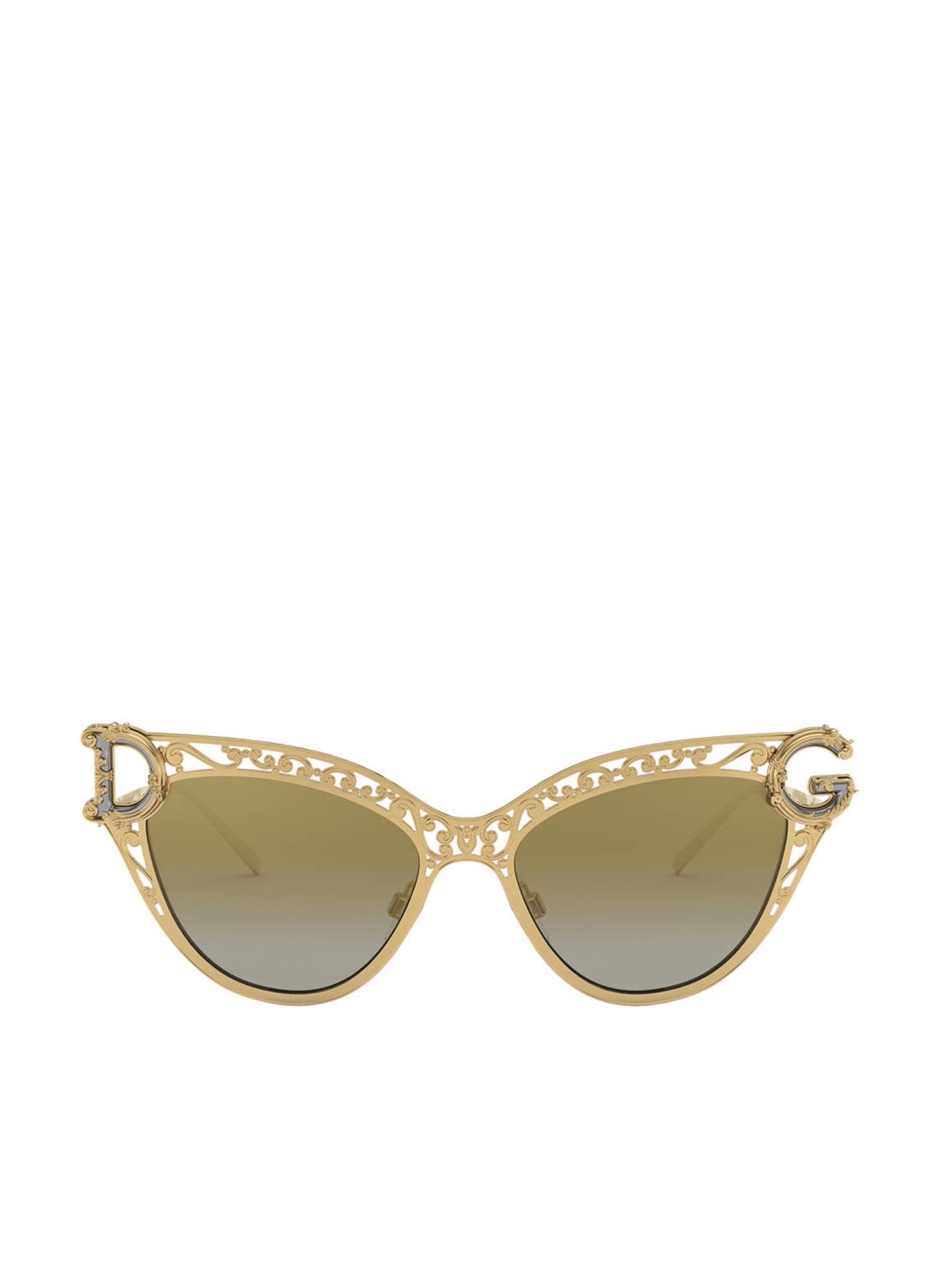 DOLCE & GABBANA Sunglasses DG 2239, Color: 02/6E - GOLD/ OLIVE (Image 2)