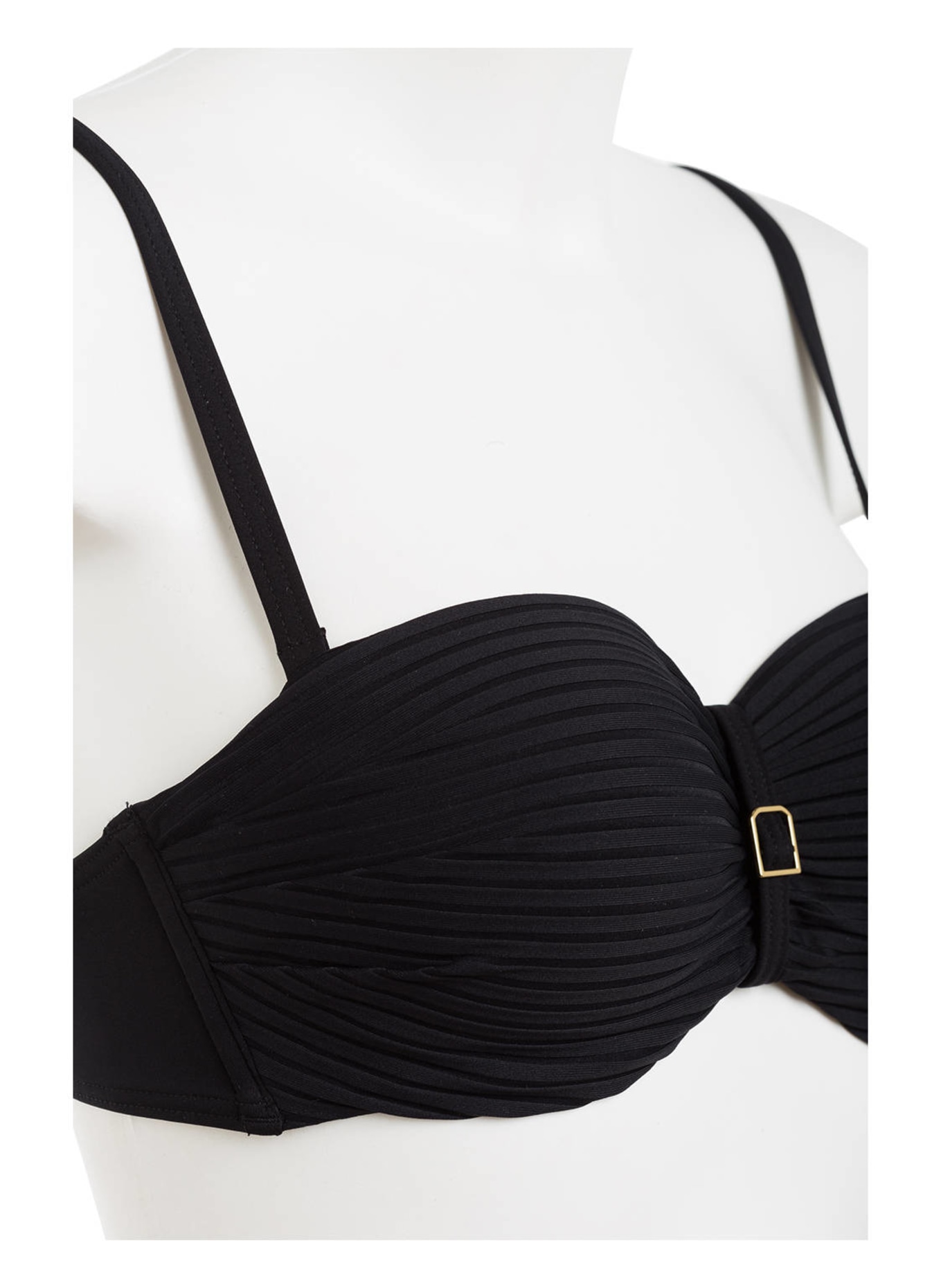 CYELL Bandeau bikini top , Color: BLACK (Image 4)