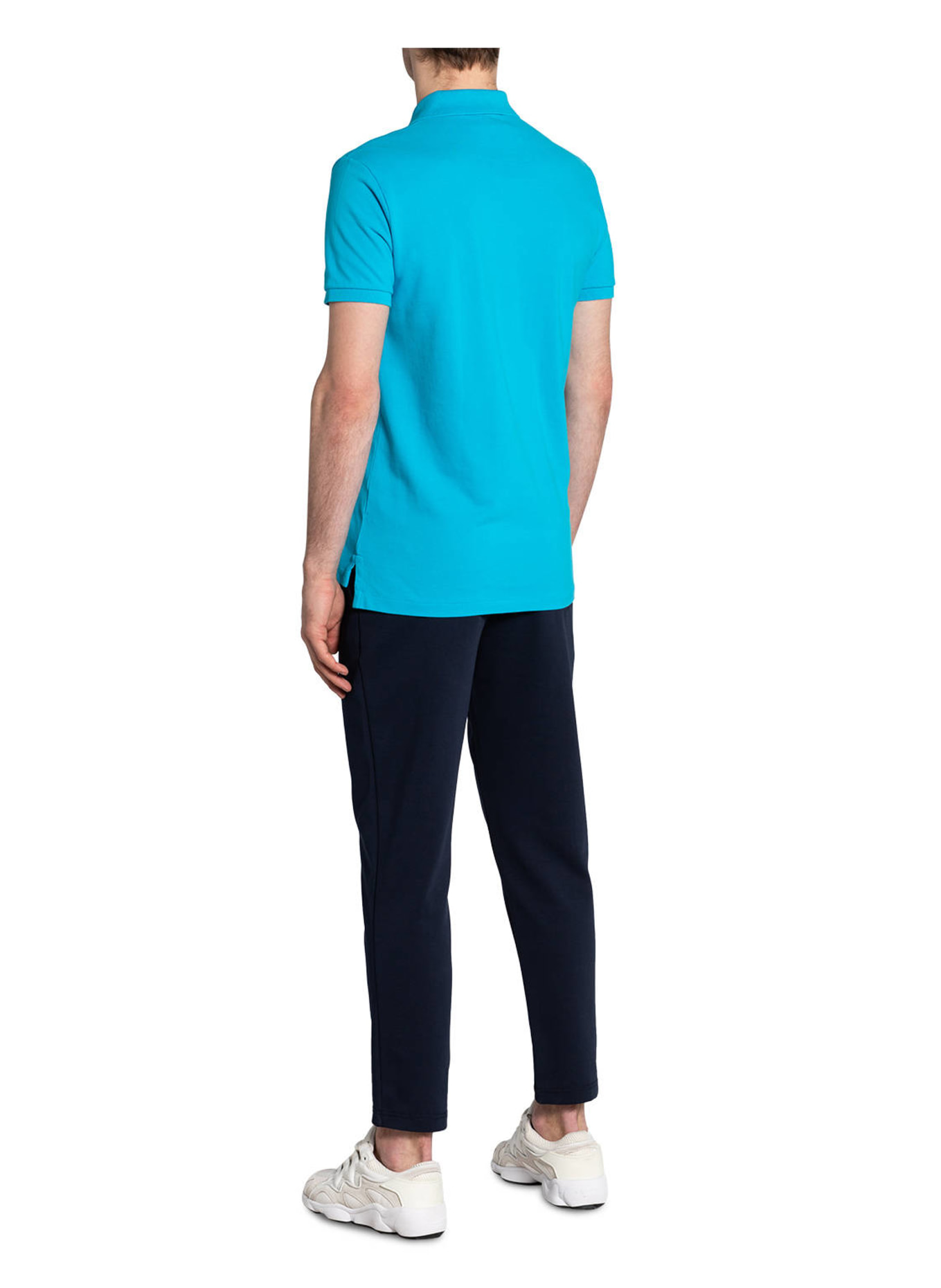 POLO RALPH LAUREN Piqué-Poloshirt Custom Slim Fit , Farbe: TÜRKIS (Bild 3)