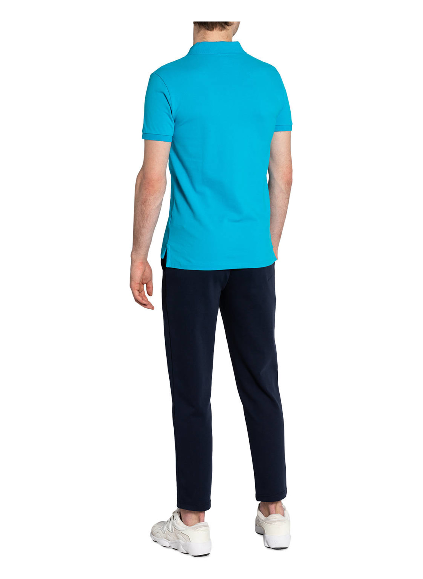 POLO RALPH LAUREN Piqué-Poloshirt Slim Fit, Farbe: TÜRKIS (Bild 3)