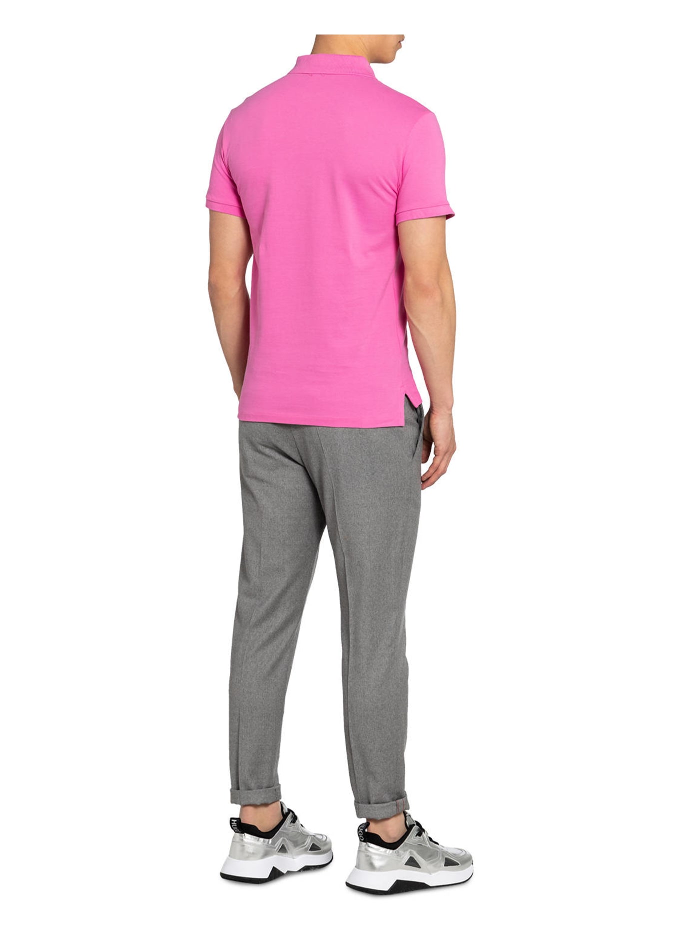 POLO RALPH LAUREN Piqué-Poloshirt Slim Fit, Farbe: PINK (Bild 3)