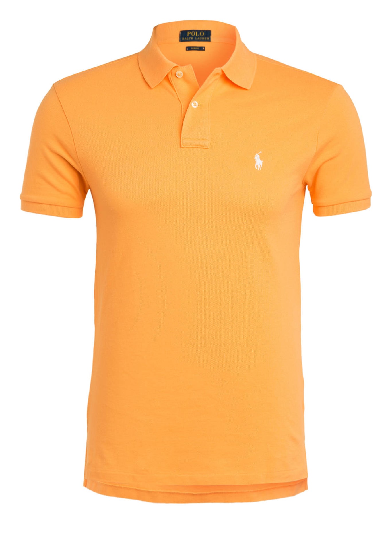 POLO RALPH LAUREN Piqué-Poloshirt Slim Fit, Farbe: HELLORANGE (Bild 1)