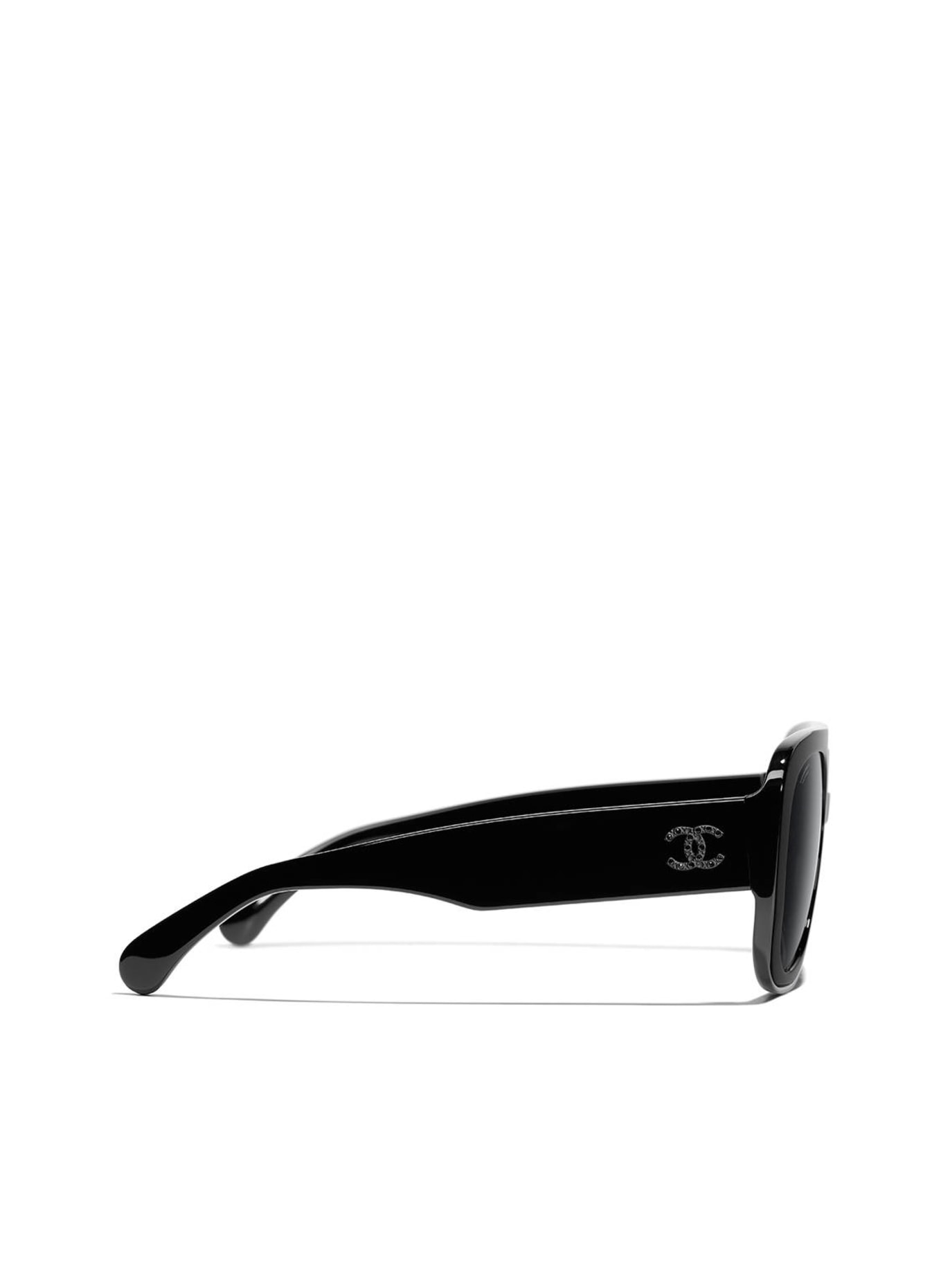 CHANEL Aviator sunglasses, Color: C501T8 - BLACK/ GRAY POLARIZED (Image 3)