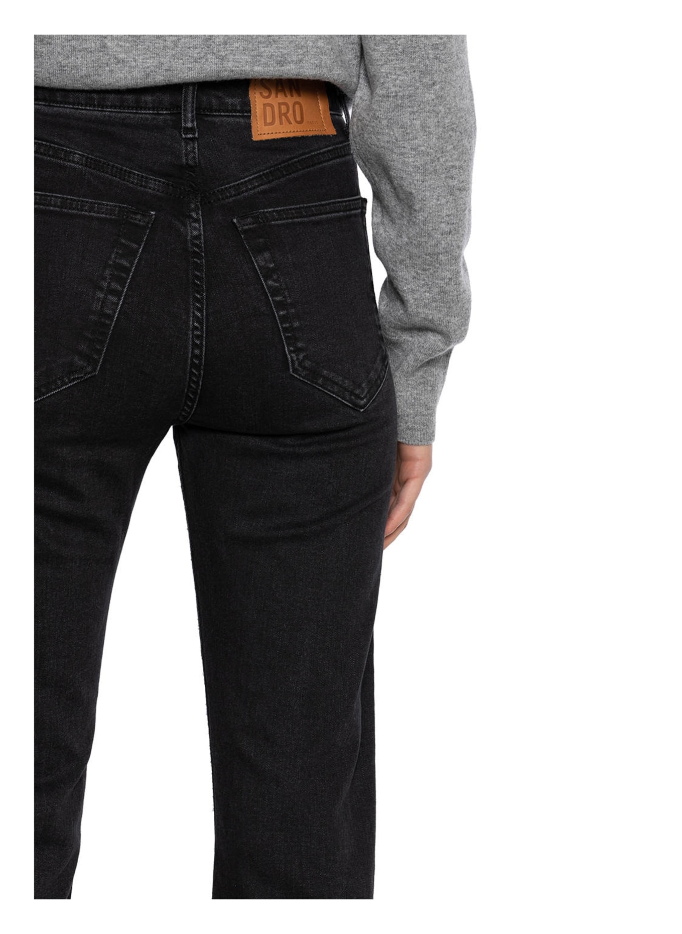 SANDRO 7/8-Jeans, Farbe: BLAC BLACK	 (Bild 5)