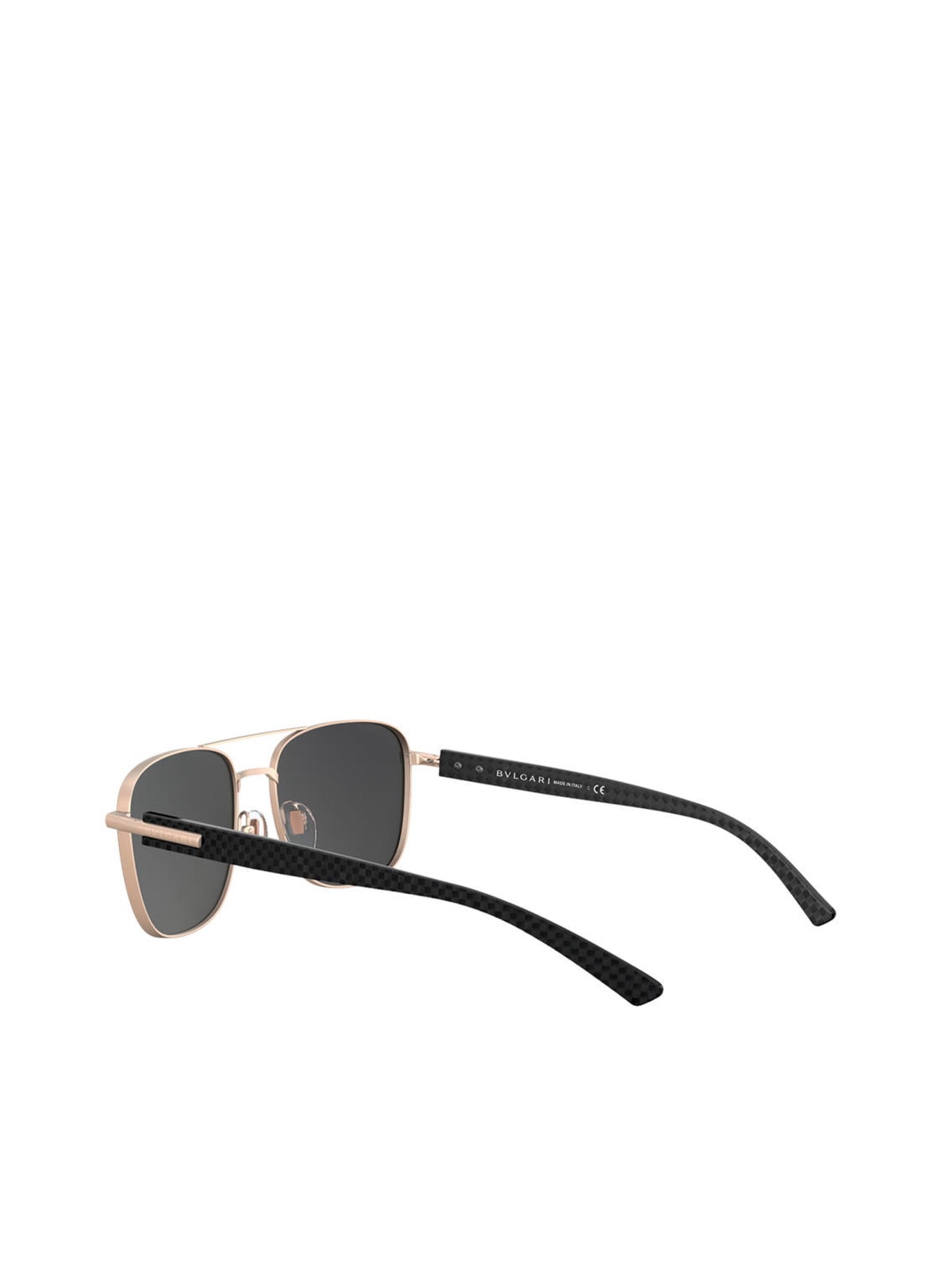 BVLGARI Sunglasses BV5050, Color: 20134Z - MATTE BLACK/ROSÉ MIRRORED (Image 4)