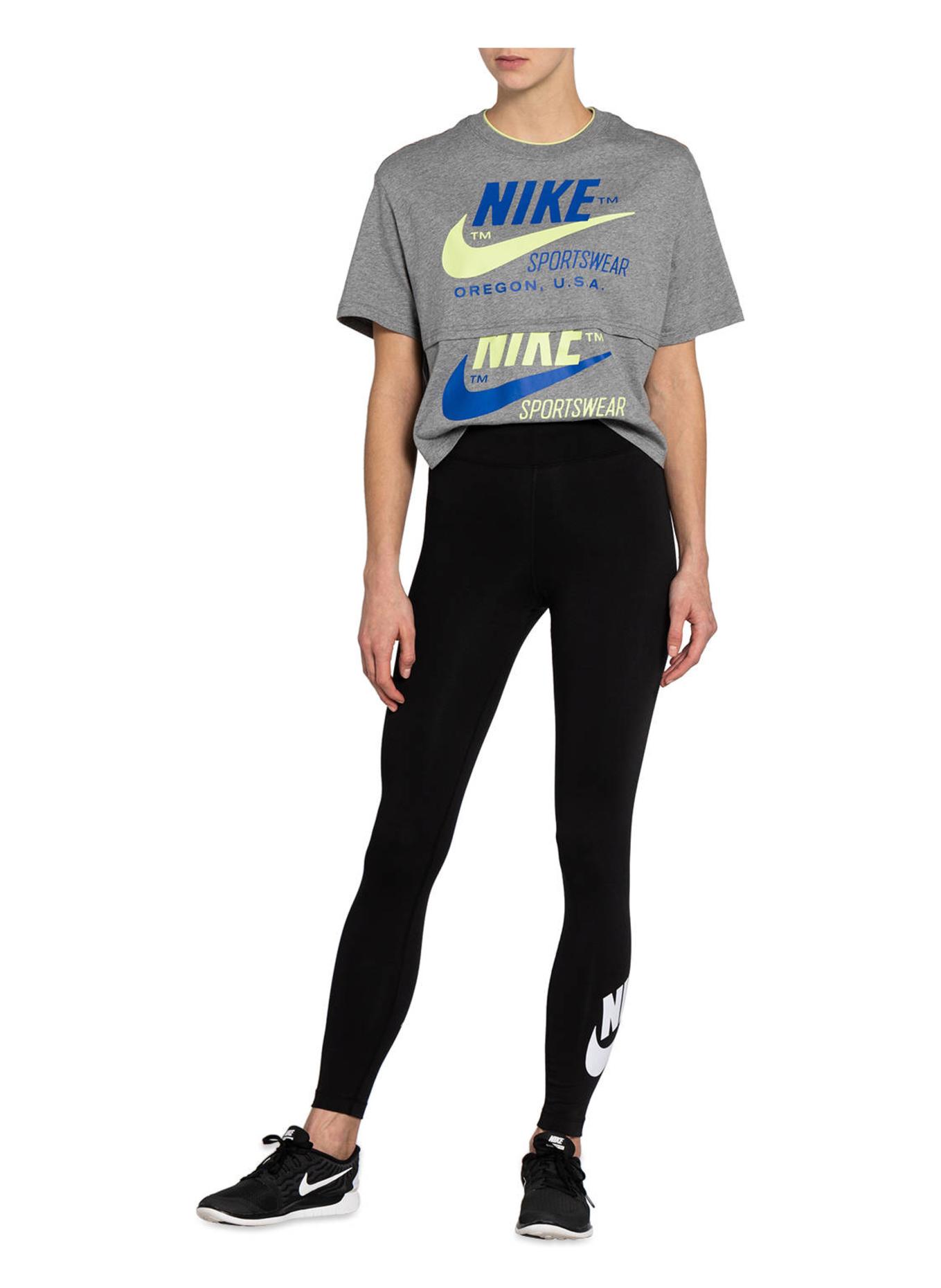 Nike Legginsy 7/8 LEG-A-SEE: CZARNY / BIAŁY