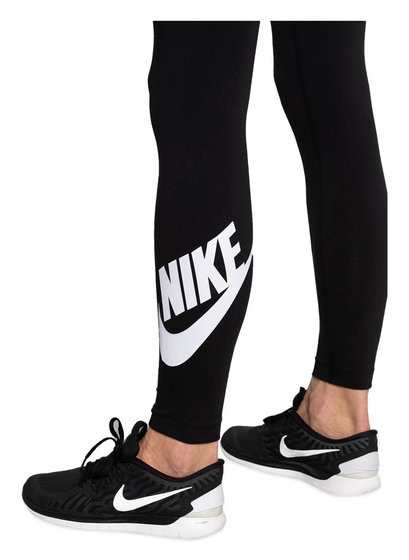 Nike Legginsy 7/8 LEG-A-SEE: CZARNY / BIAŁY