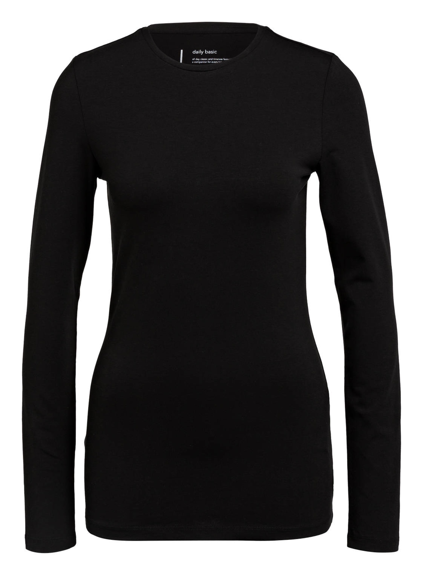 OPUS Long sleeve shirt DAILY I, Color: BLACK (Image 1)