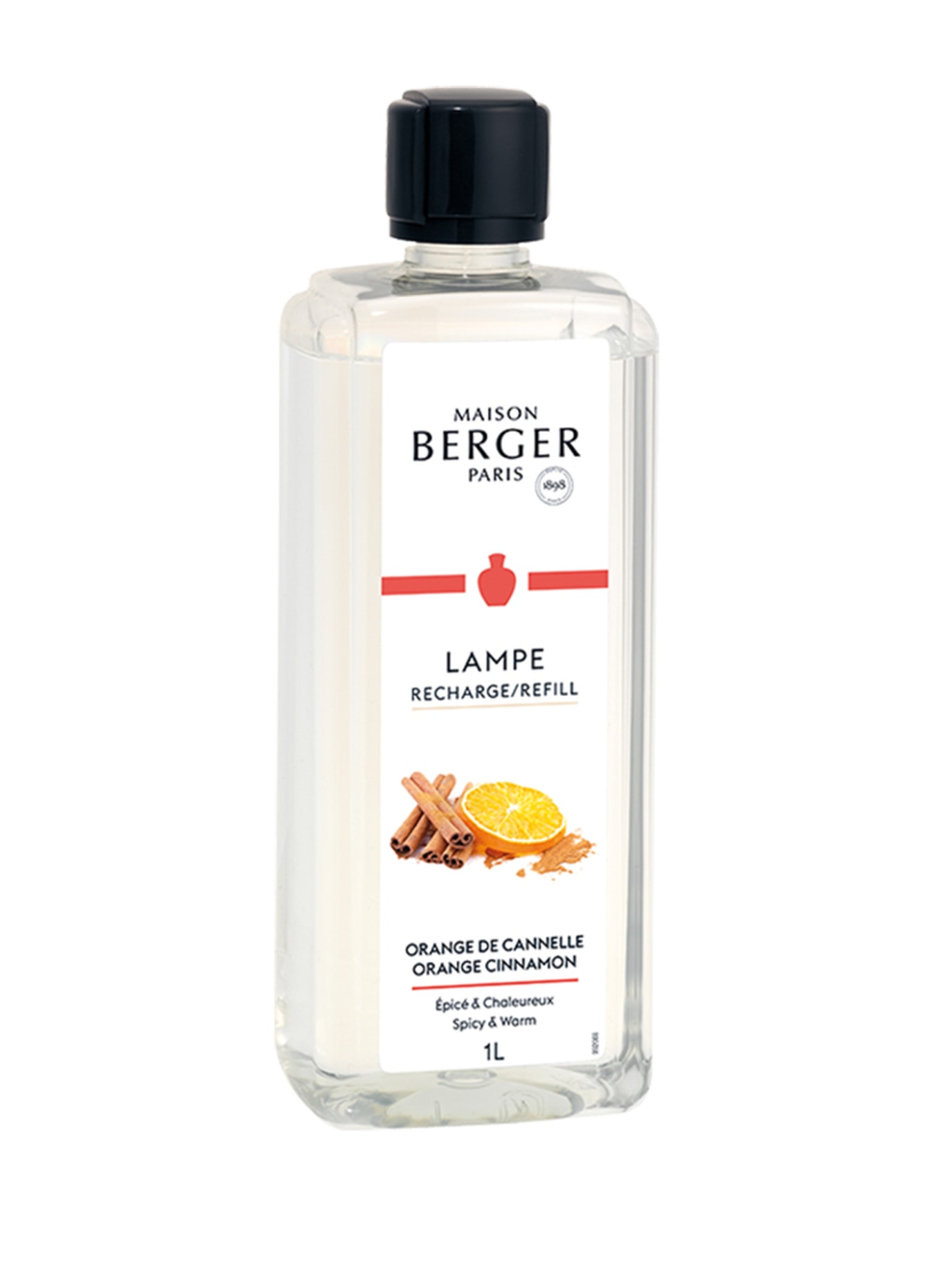 MAISON BERGER PARIS ORANGE AND CINNAMON Fragrance Lamp Refill: WHITE