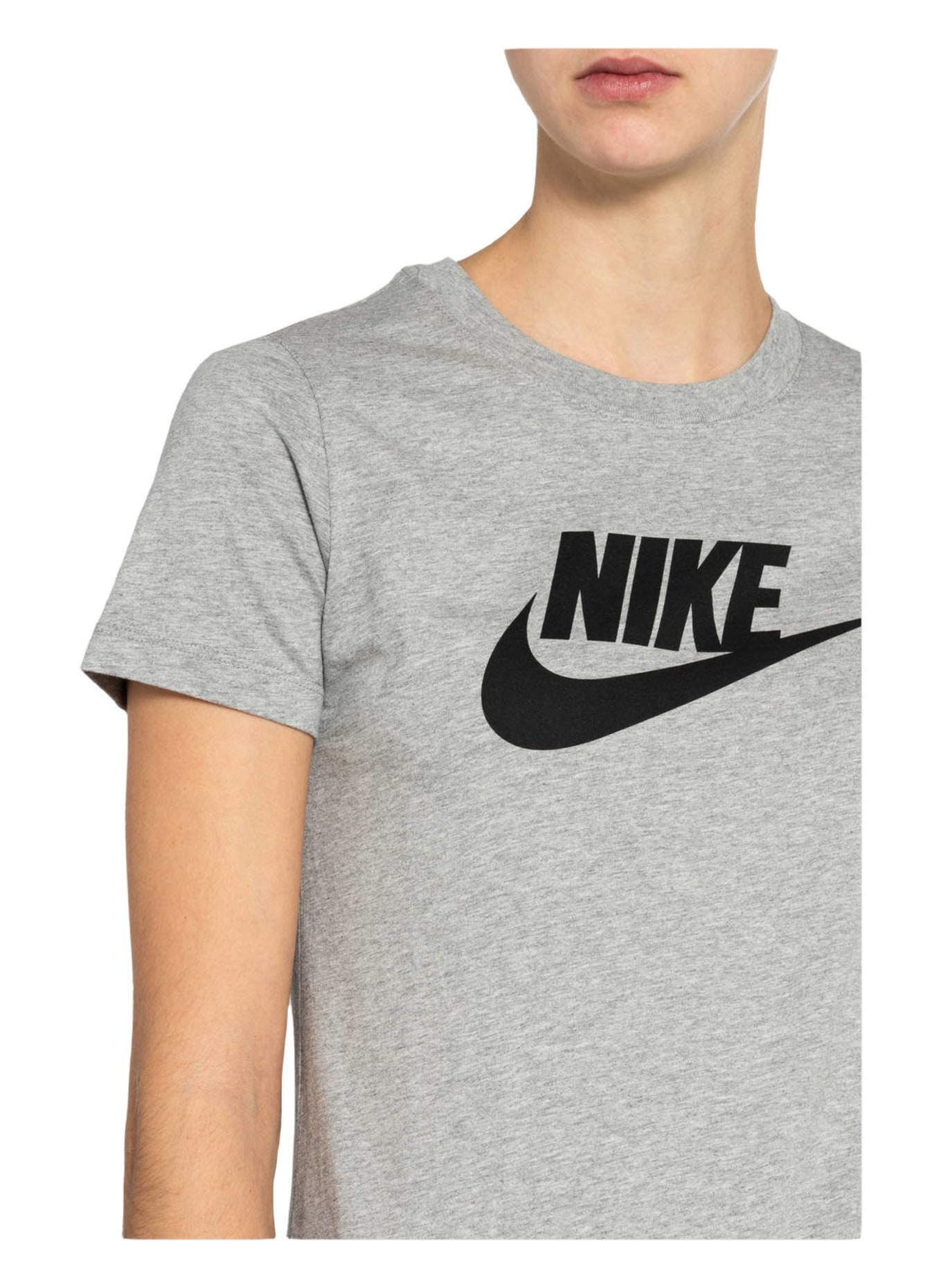Nike T-Shirt SPORTSWEAR ESSENTIAL, Farbe: HELLGRAU MELIERT (Bild 4)