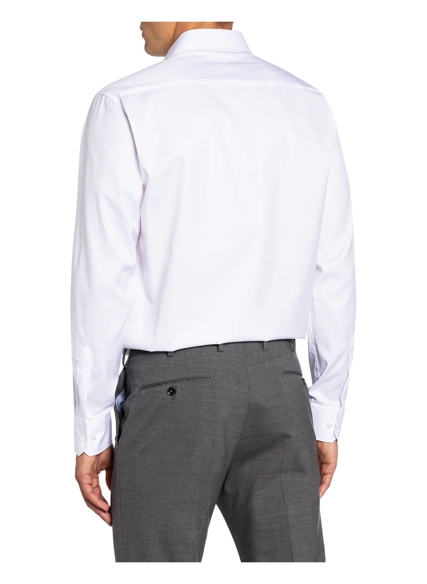 ETERNA Hemd Comfort Fit mit extralangem Arm: WEISS