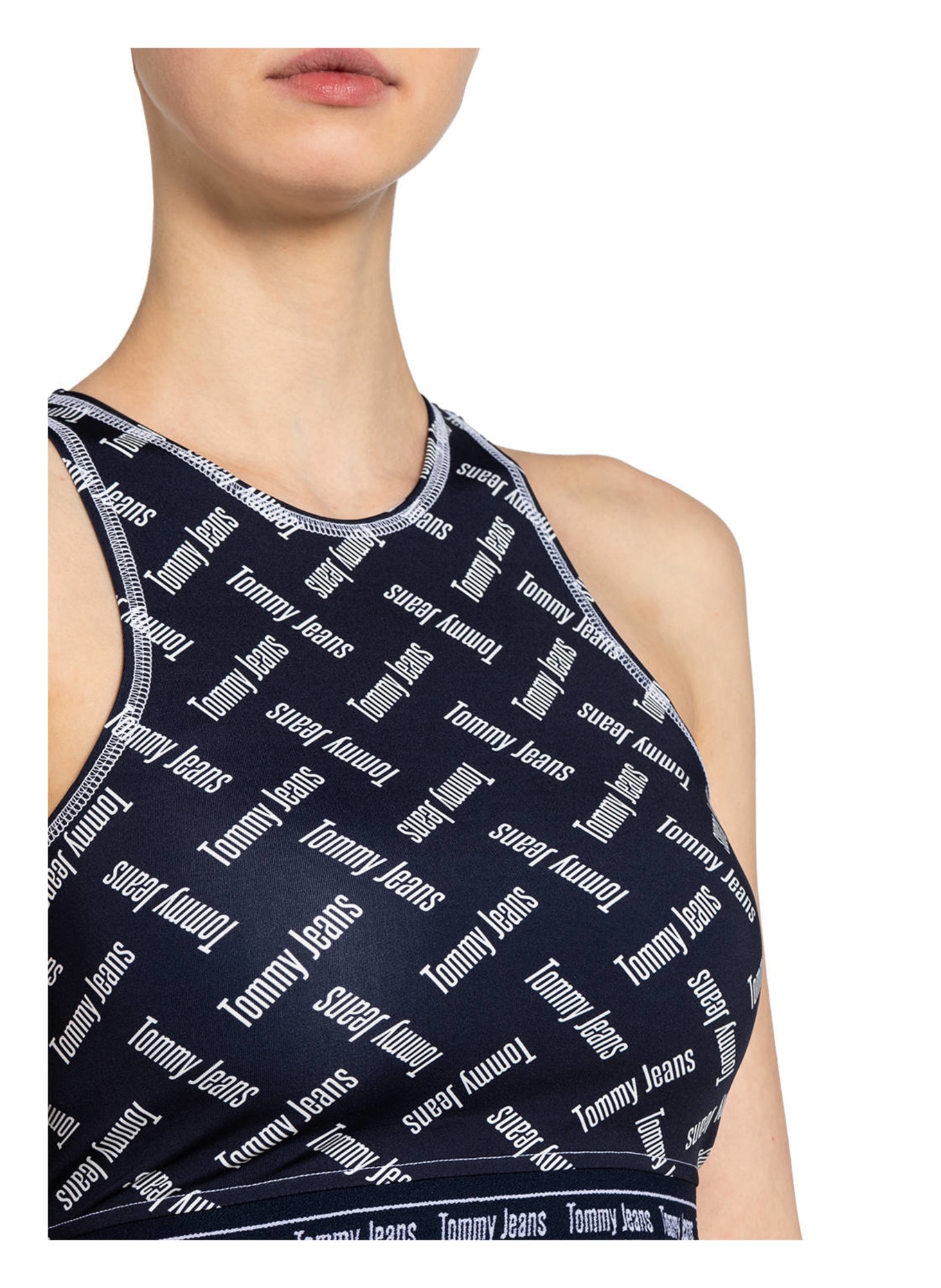 TOMMY JEANS Tank top, Color: DARK BLUE/ WHITE (Image 4)