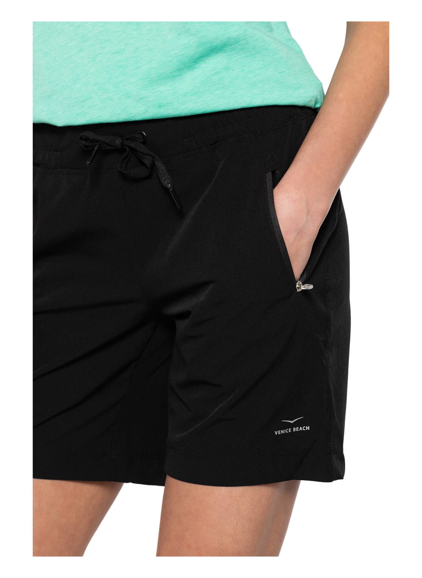VENICE BEACH Fitness shorts SHELBY, Color: BLACK (Image 5)