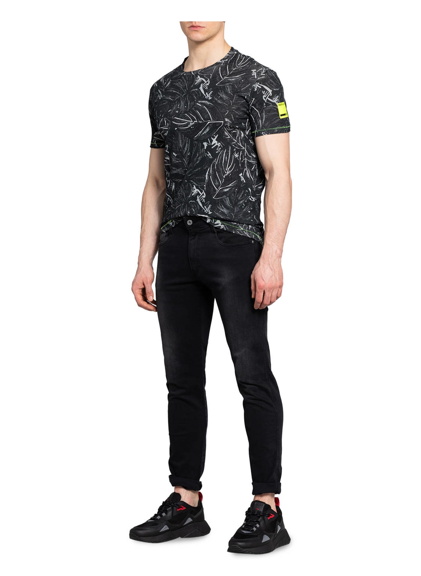 REPLAY Jeans ANBASS Slim Fit, Farbe: 097 DARK GREY	 (Bild 2)