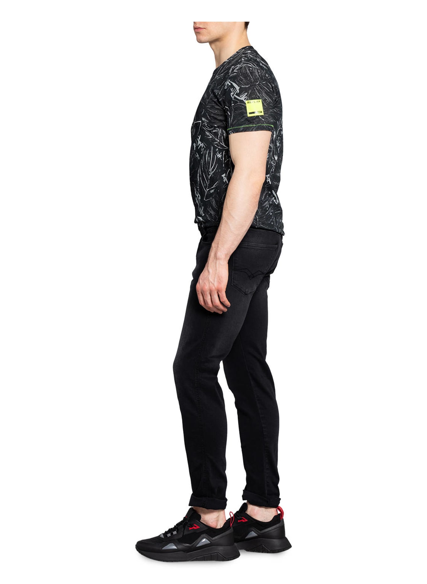 REPLAY Jeans ANBASS Slim Fit, Farbe: 097 DARK GREY	 (Bild 4)