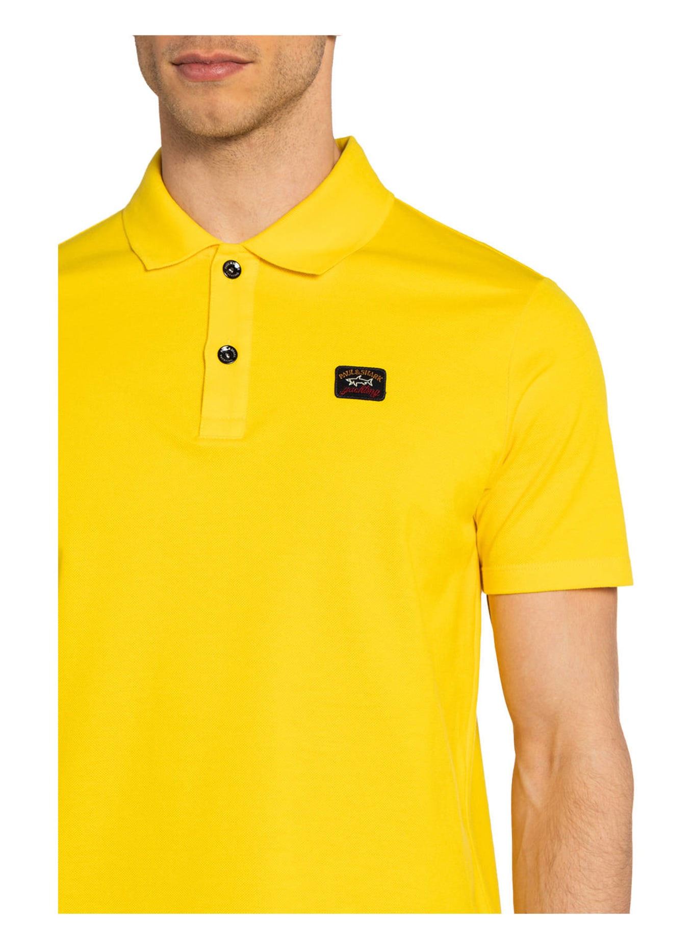 PAUL & SHARK Piqué-Poloshirt, Farbe: GELB (Bild 4)