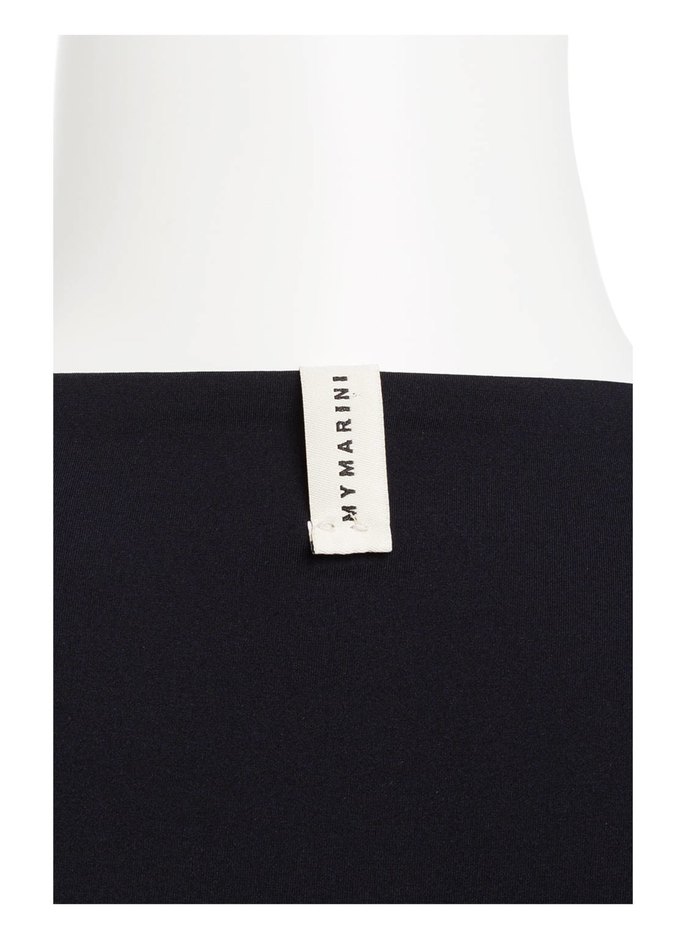 MYMARINI Bralette bikini top LADY reversible , Color: BLACK/ DARK GRAY/ CREAM (Image 5)