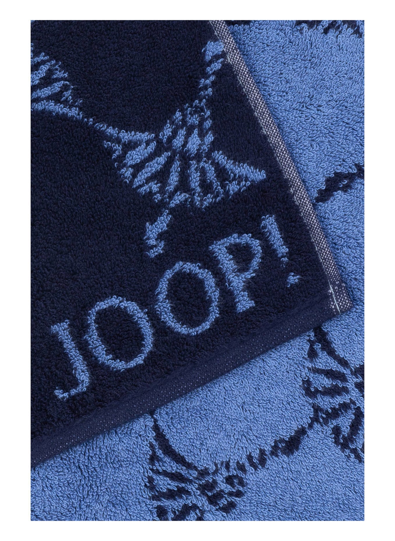 JOOP! Gästehandtuch CORNFLOWER , Farbe: DUNKELBLAU (Bild 3)