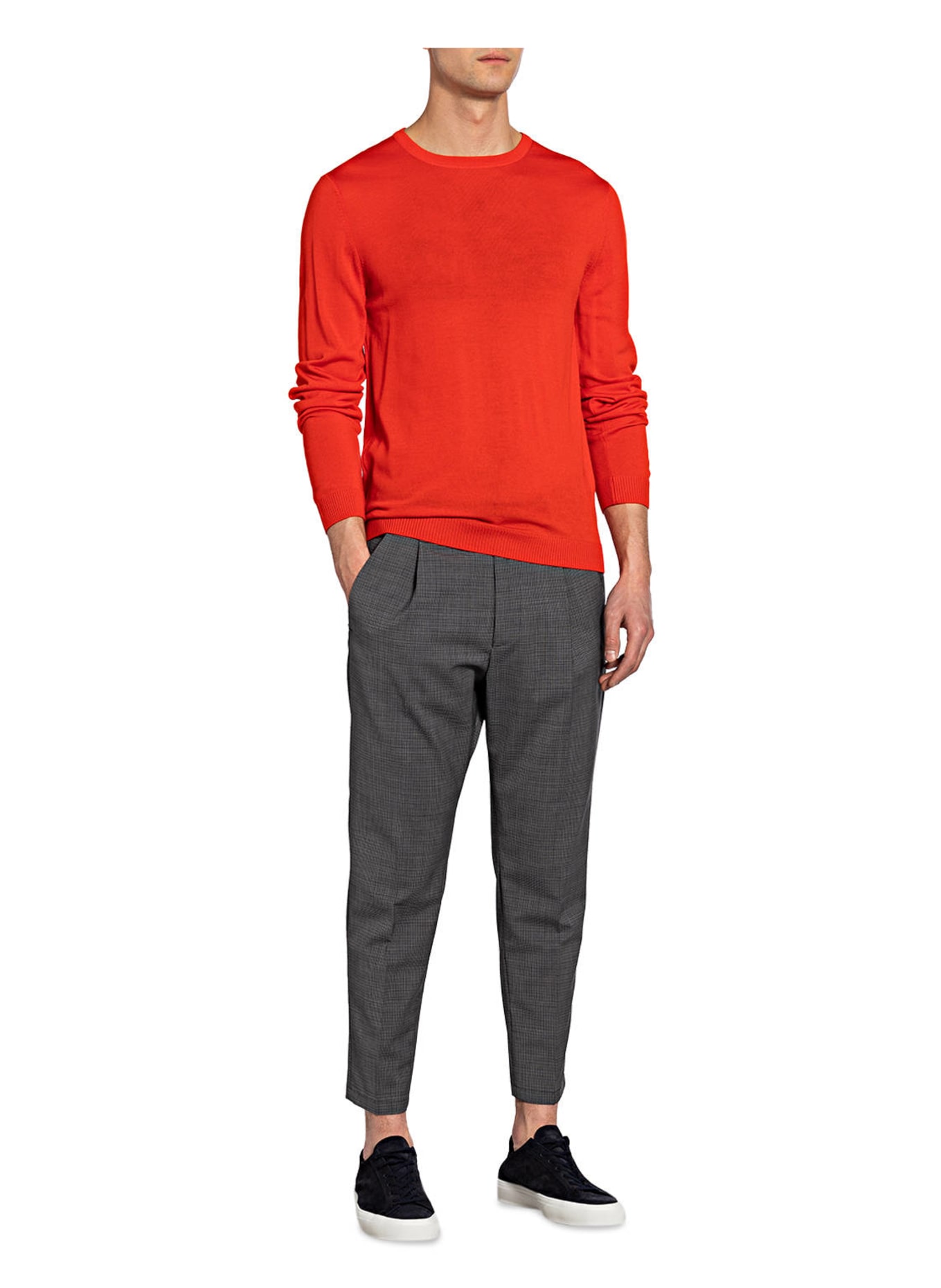 MAERZ MUENCHEN Pullover aus Merinowolle: ORANGE