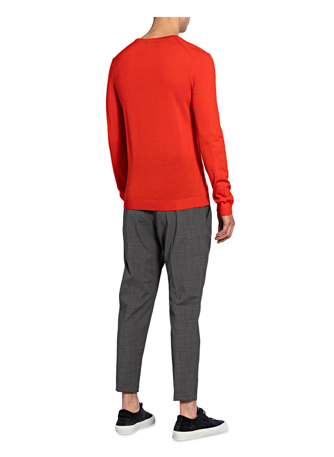 MAERZ MUENCHEN Pullover aus Merinowolle: ORANGE