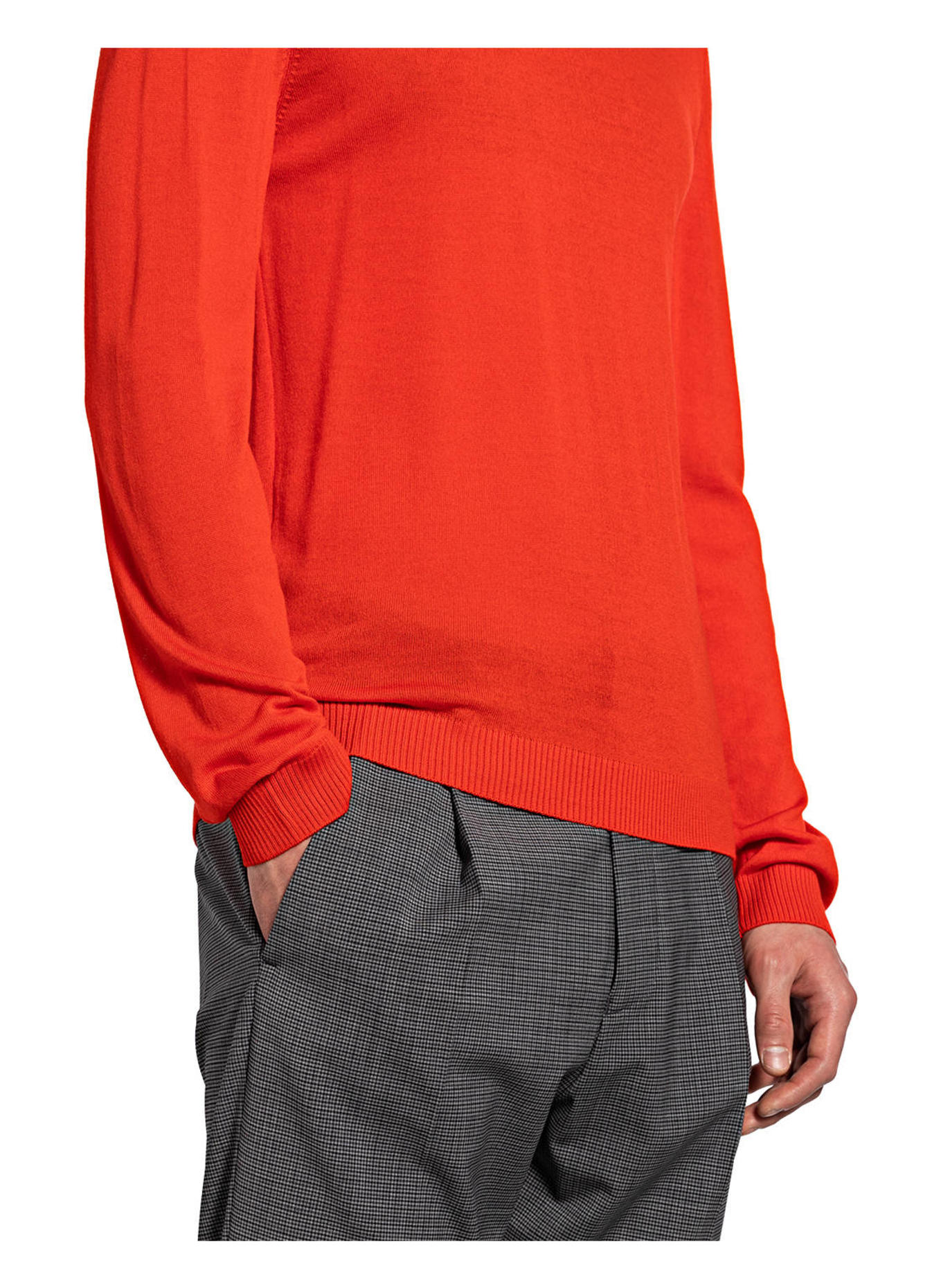 MAERZ MUENCHEN Pullover aus Merinowolle: ORANGE