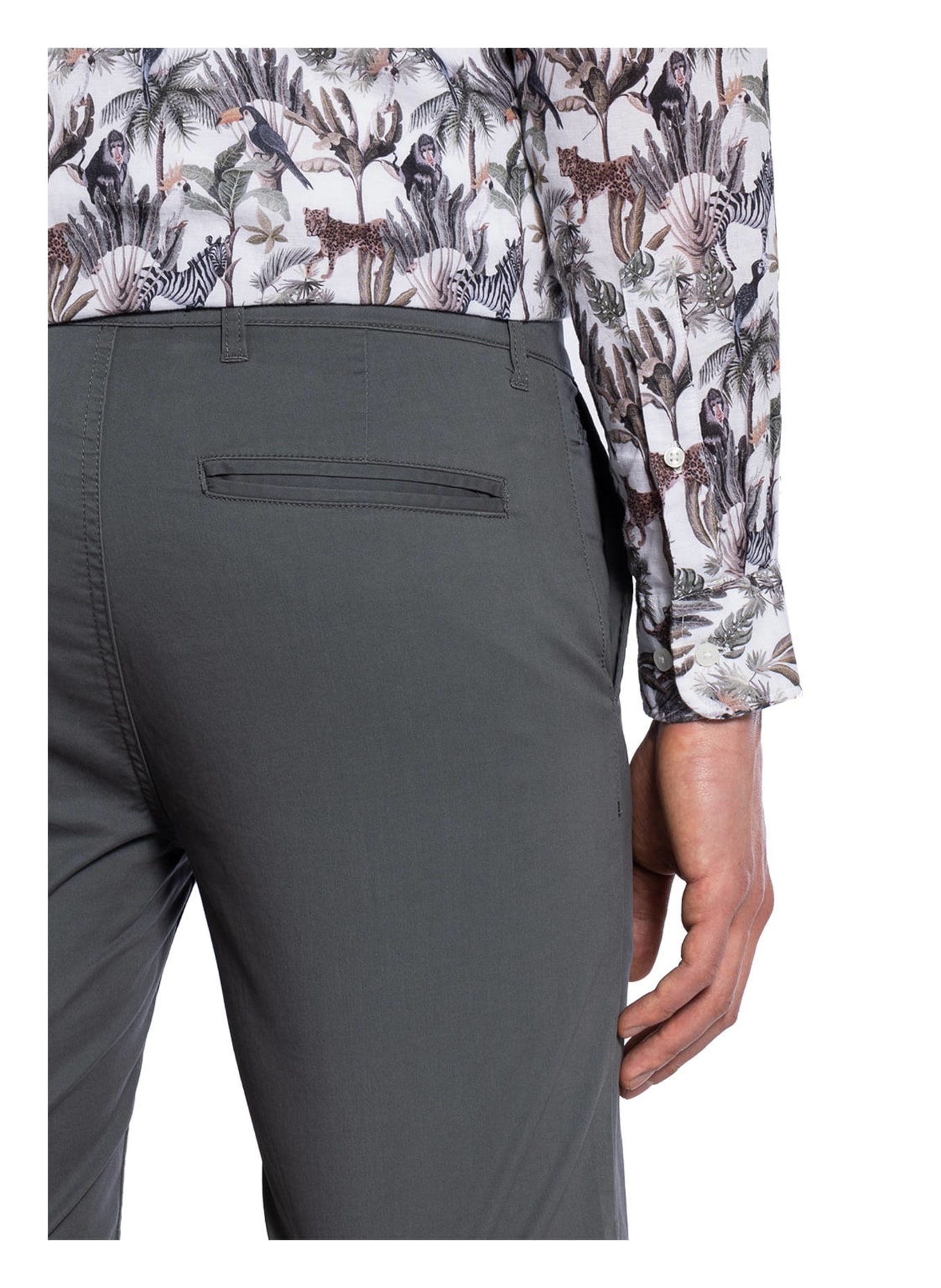 STROKESMAN'S Chino shorts , Color: GRAY (Image 5)