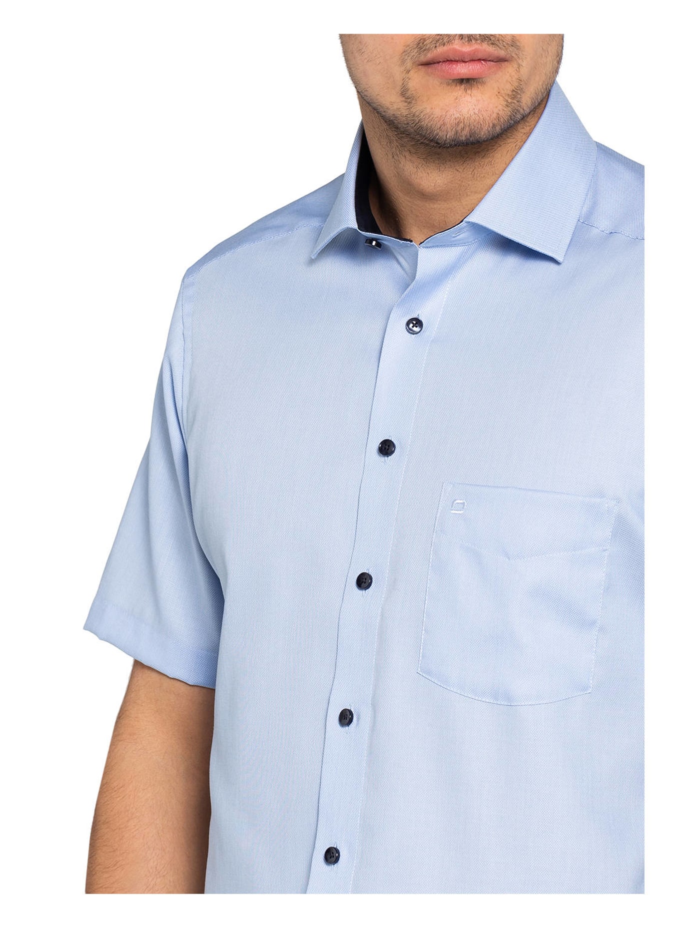 OLYMP Kurzarm-Hemd Luxor modern fit , Farbe: HELLBLAU (Bild 4)