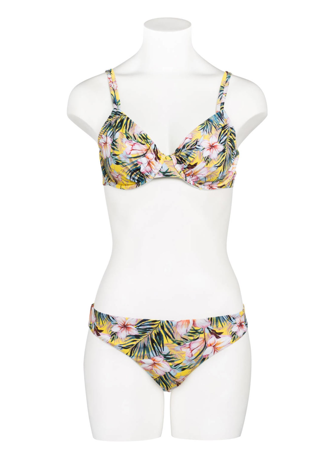 Hot Stuff Bikini-Hose SUNNY PALM , Farbe: GELB/ ROSA/ BLAU (Bild 2)