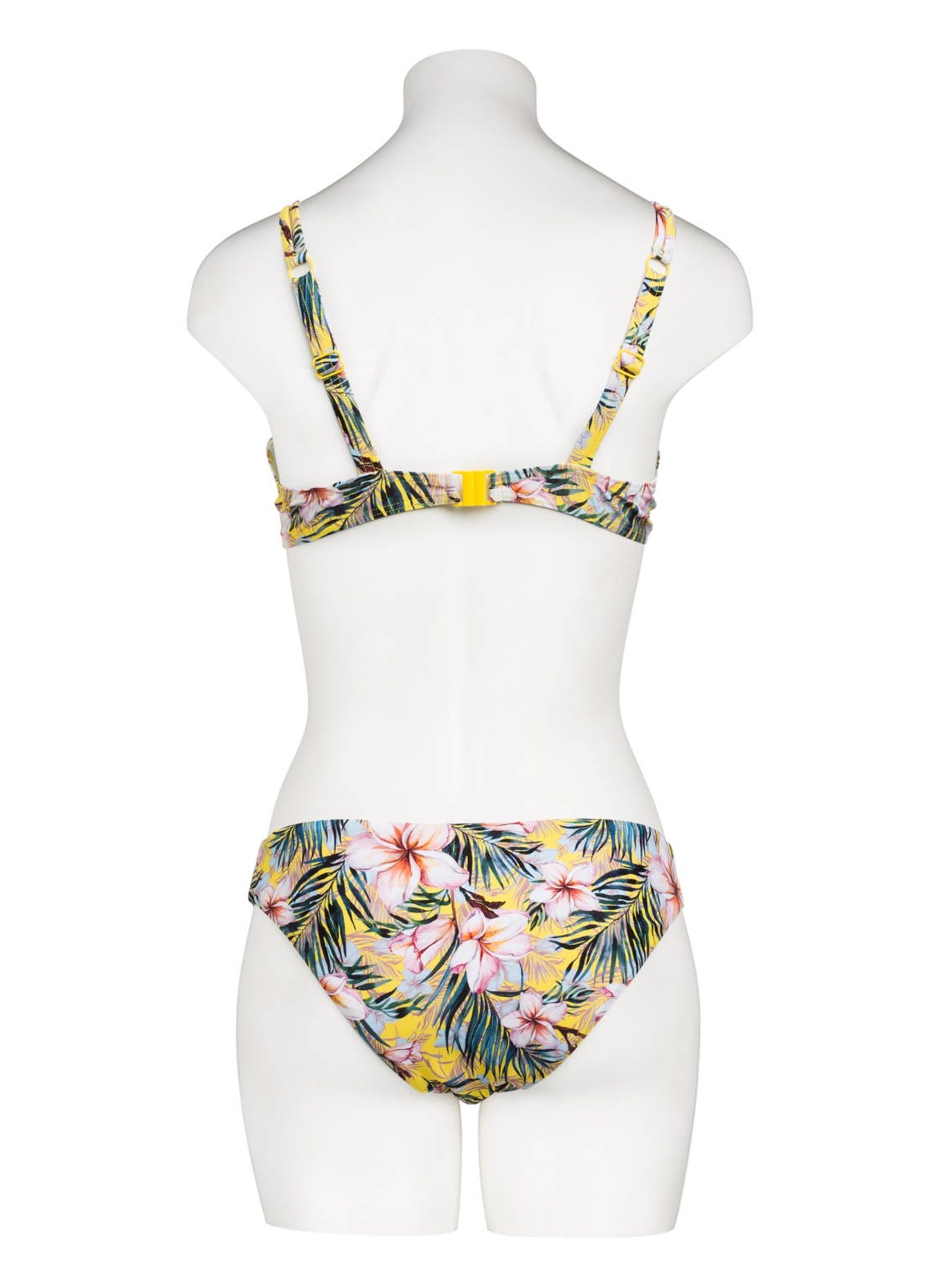 Hot Stuff Bikini-Hose SUNNY PALM , Farbe: GELB/ ROSA/ BLAU (Bild 3)
