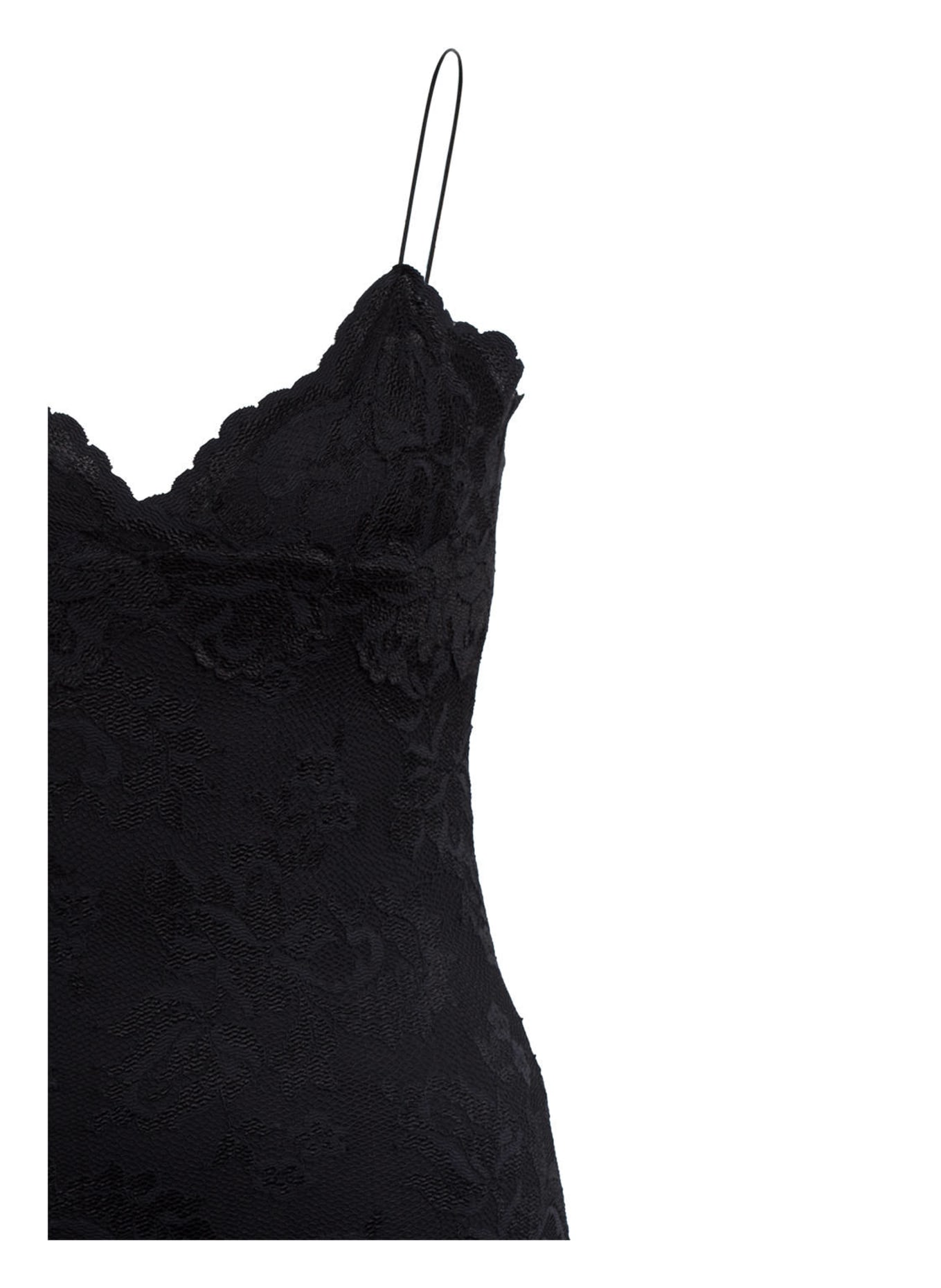 OLVI'S Abendkleid mit Spitzenbesatz, Farbe: SCHWARZ (Bild 3)