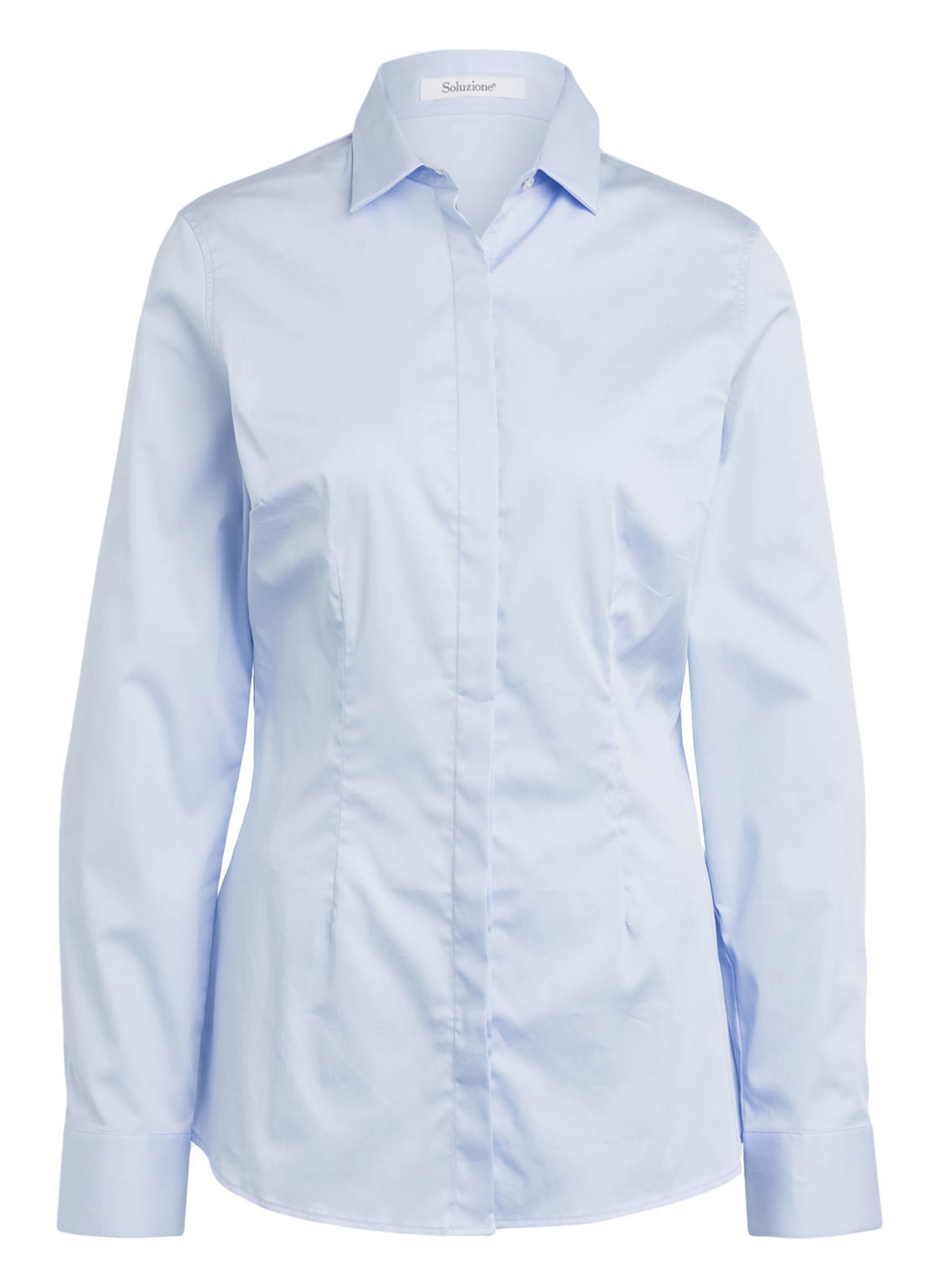 Soluzione Shirt blouse, Color: LIGHT BLUE (Image 1)