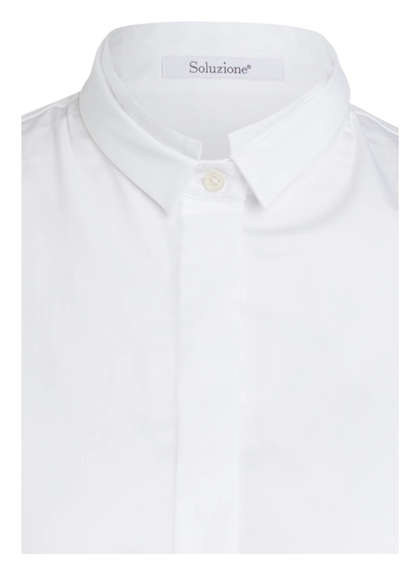 Soluzione Oversized shirt blouse, Color: WHITE (Image 3)