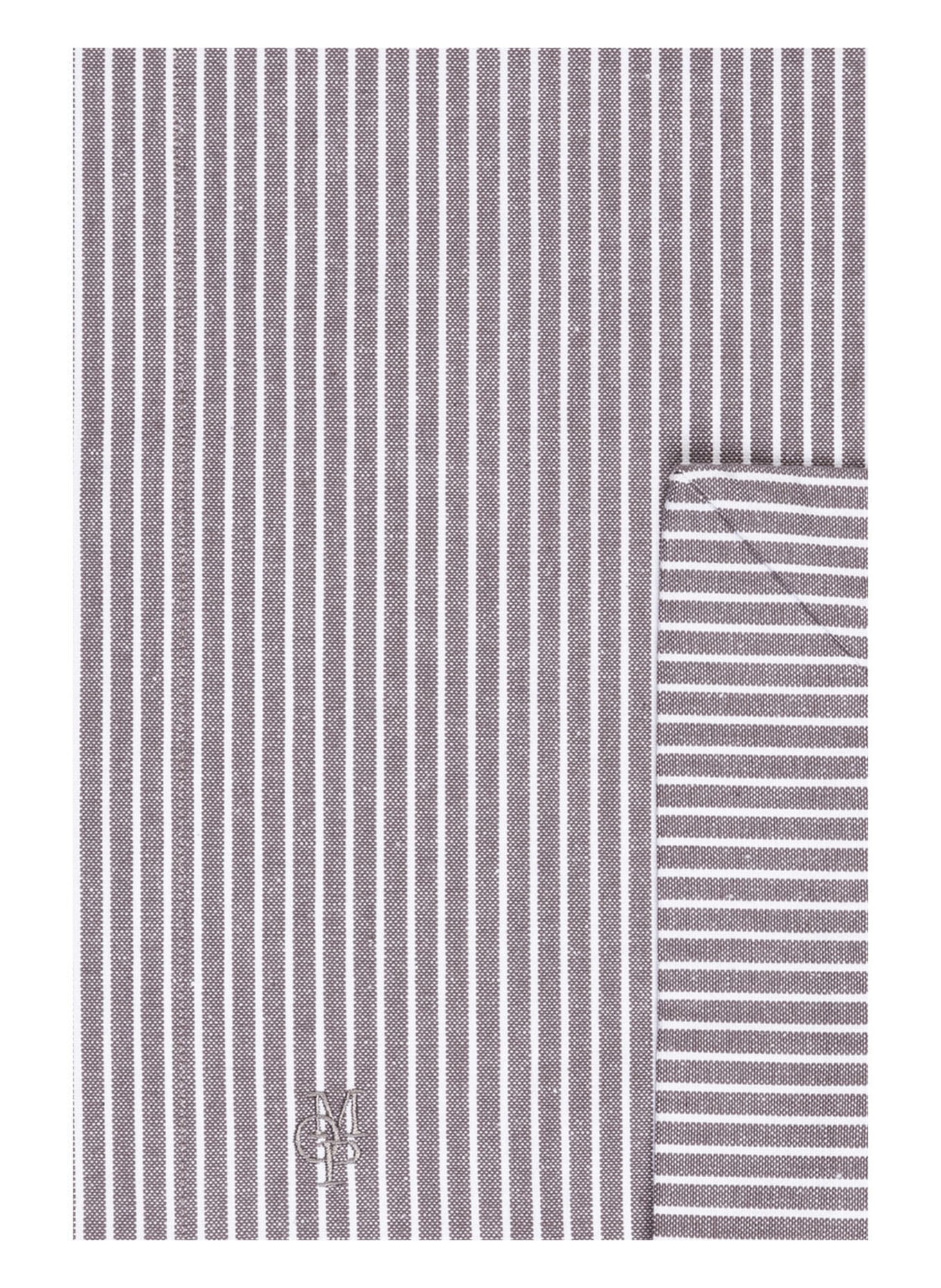 Marc O'Polo Table runner TENSTRA, Color: LIGHT GRAY / WHITE STRIPED (Image 3)