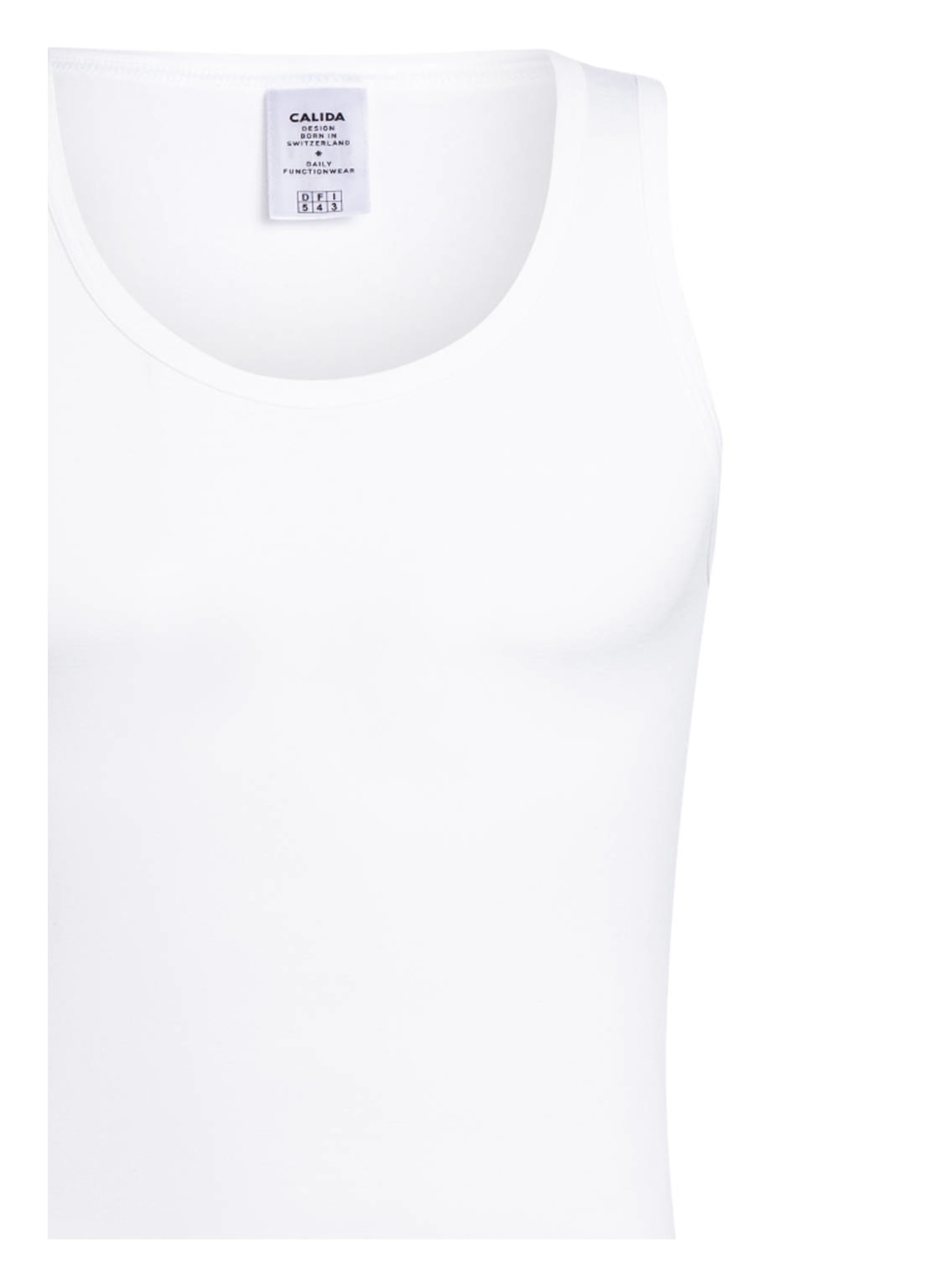 CALIDA Undershirt FOCUS, Color: WHITE (Image 3)