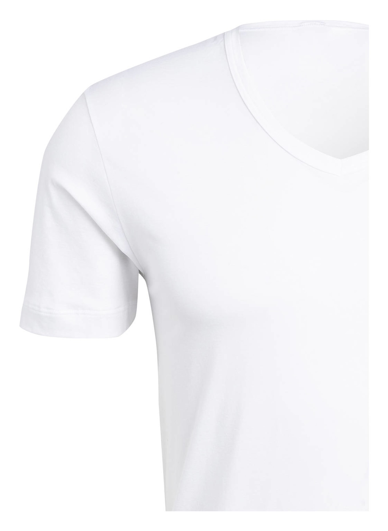 CALIDA V-neck shirt FOCUS, Color: WHITE (Image 3)