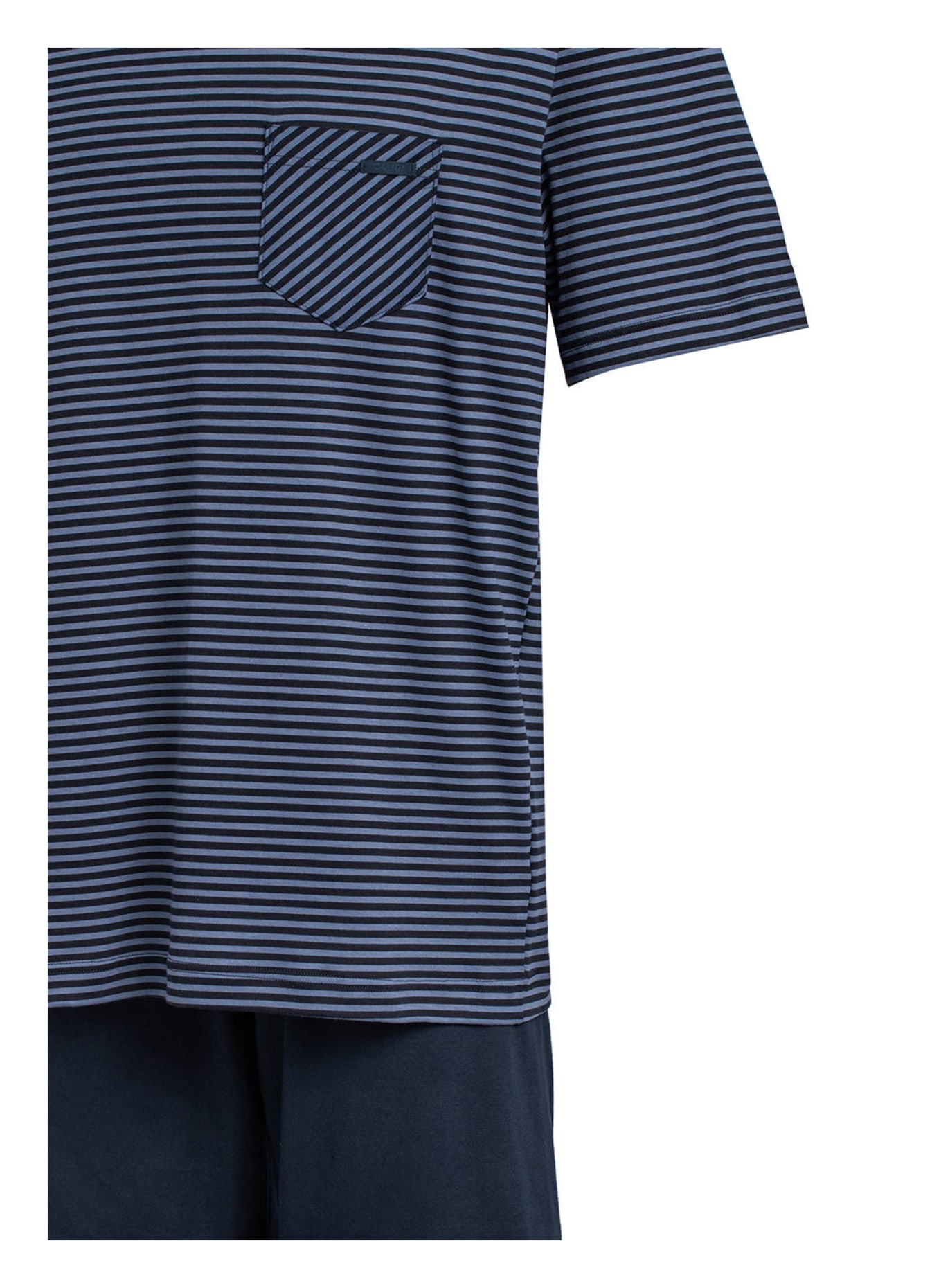 CALIDA Shorty-Schlafanzug RELAX STREAMLINE, Farbe: DUNKELBLAU/ BLAUGRAU (Bild 3)