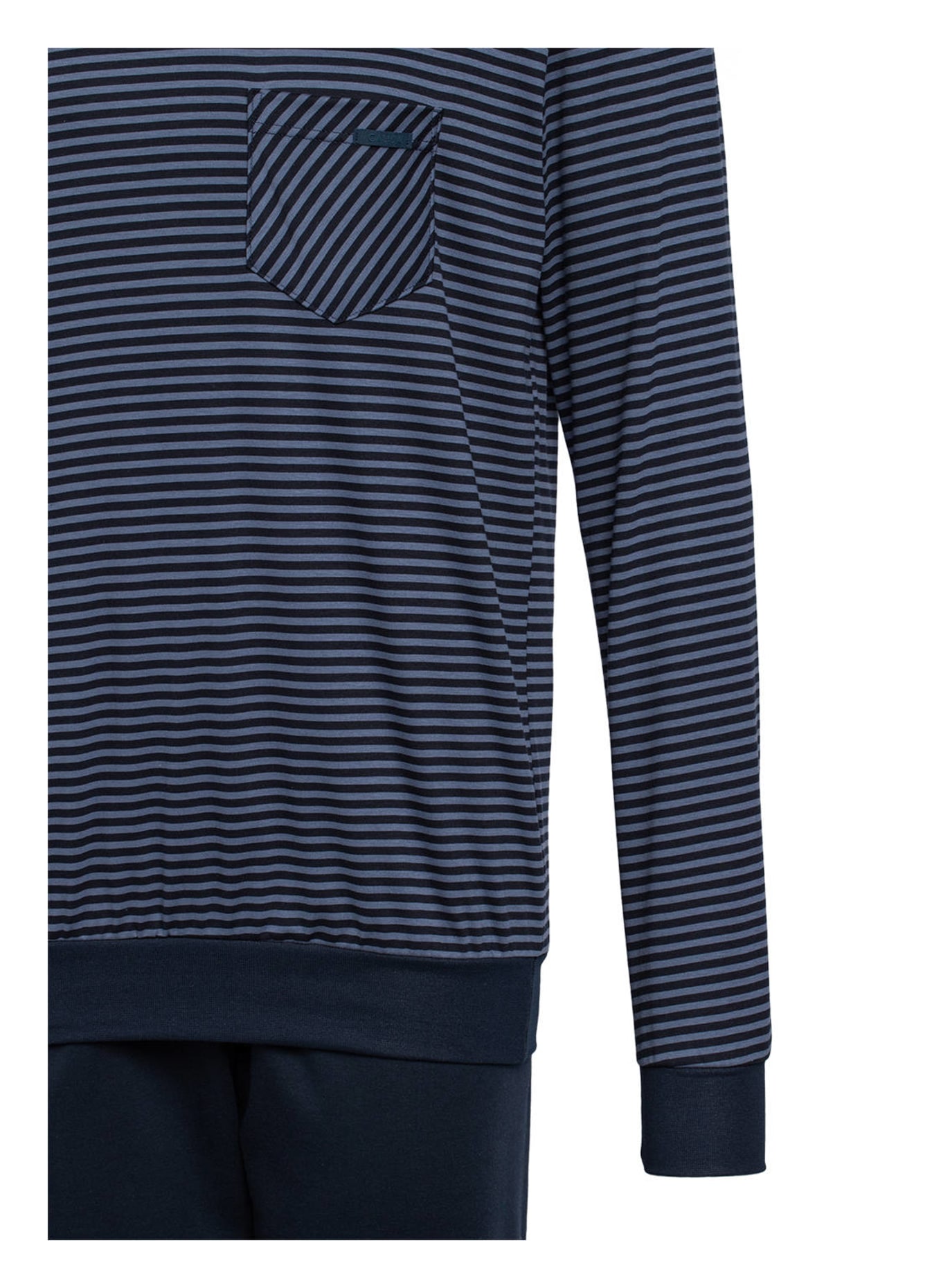 CALIDA Schlafanzug RELAX STREAMLINE, Farbe: DUNKELBLAU/ HELLBLAU (Bild 3)