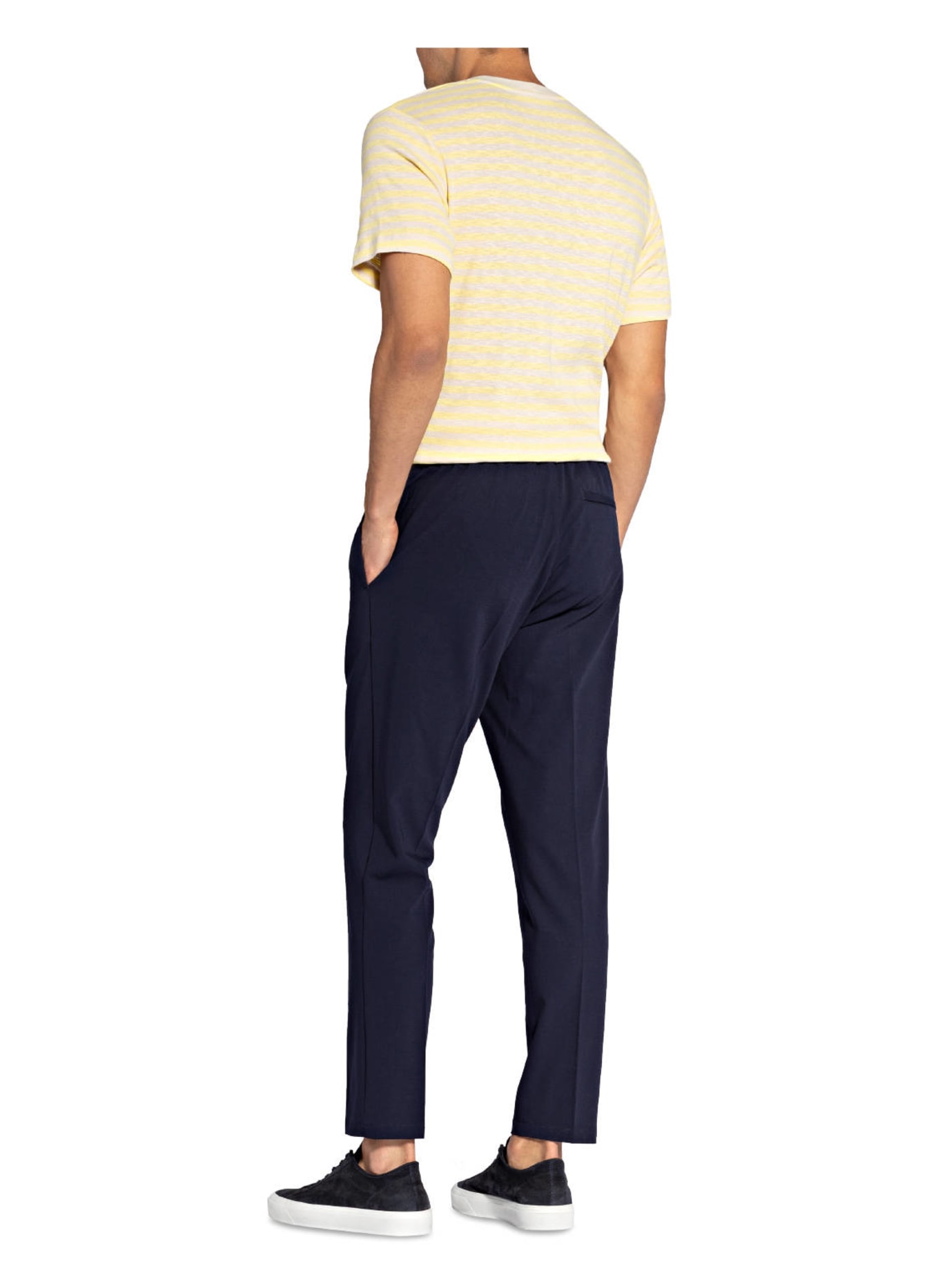 SAMSØE  SAMSØE Spodnie SMITHY w stylu dresowym slim fit, Kolor: GRANATOWY (Obrazek 3)